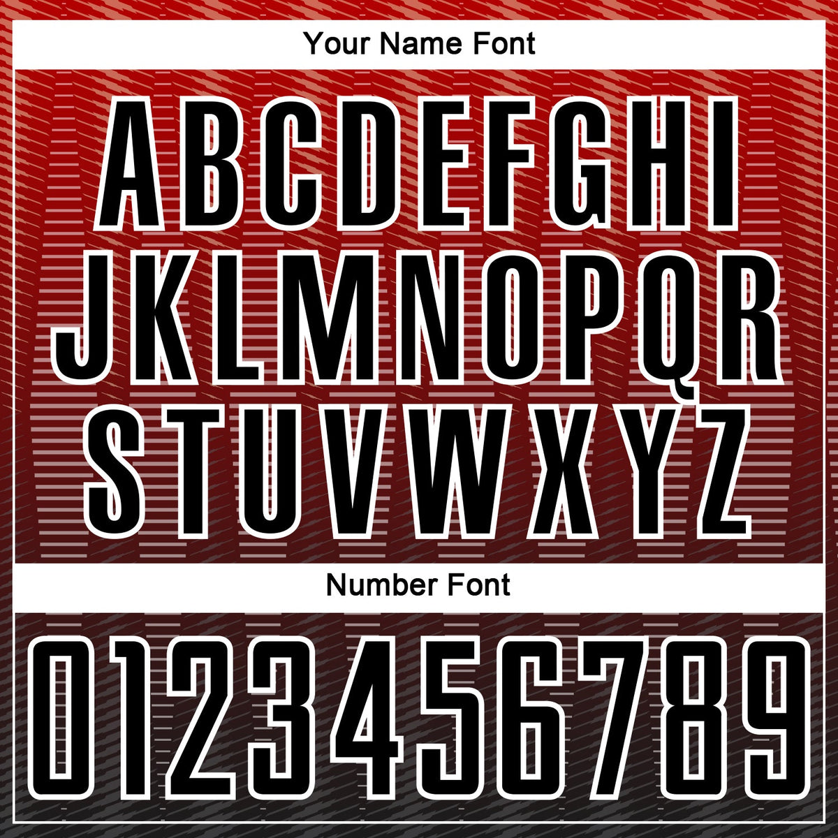 Custom Red Black-White Gradient Line Sublimation Soccer Uniform Jersey Limited