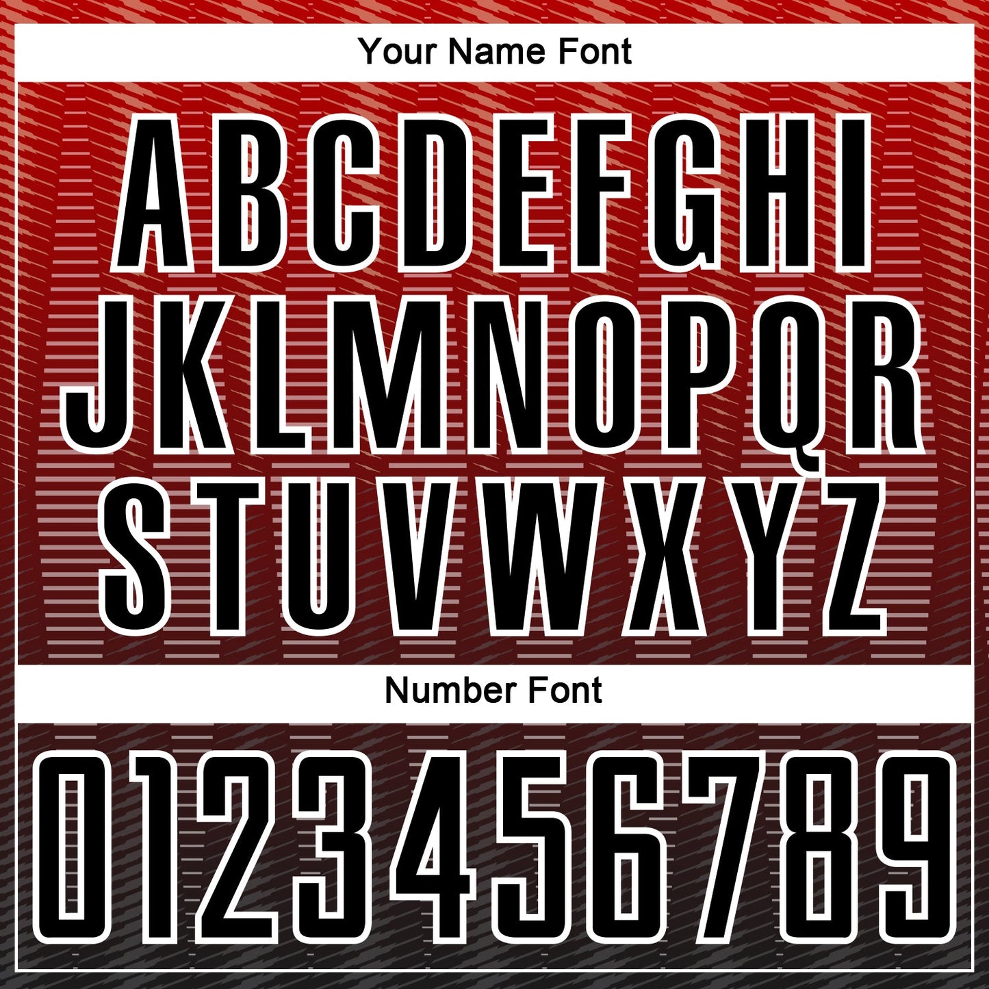 Custom Red Black-White Gradient Line Sublimation Soccer Uniform Jersey Limited