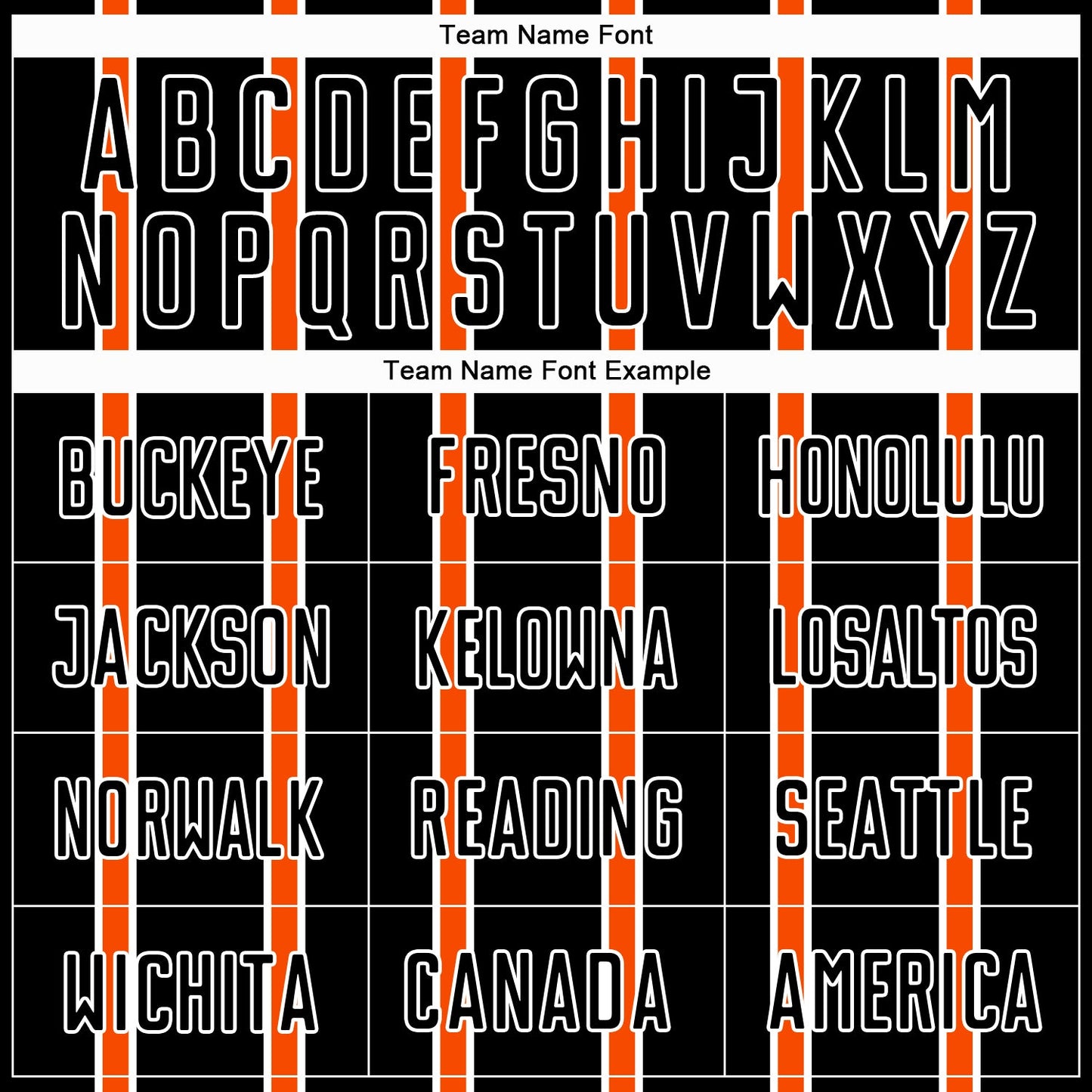 Custom Black Orange-White Stripe Line Sublimation Soccer Uniform Jersey Limited