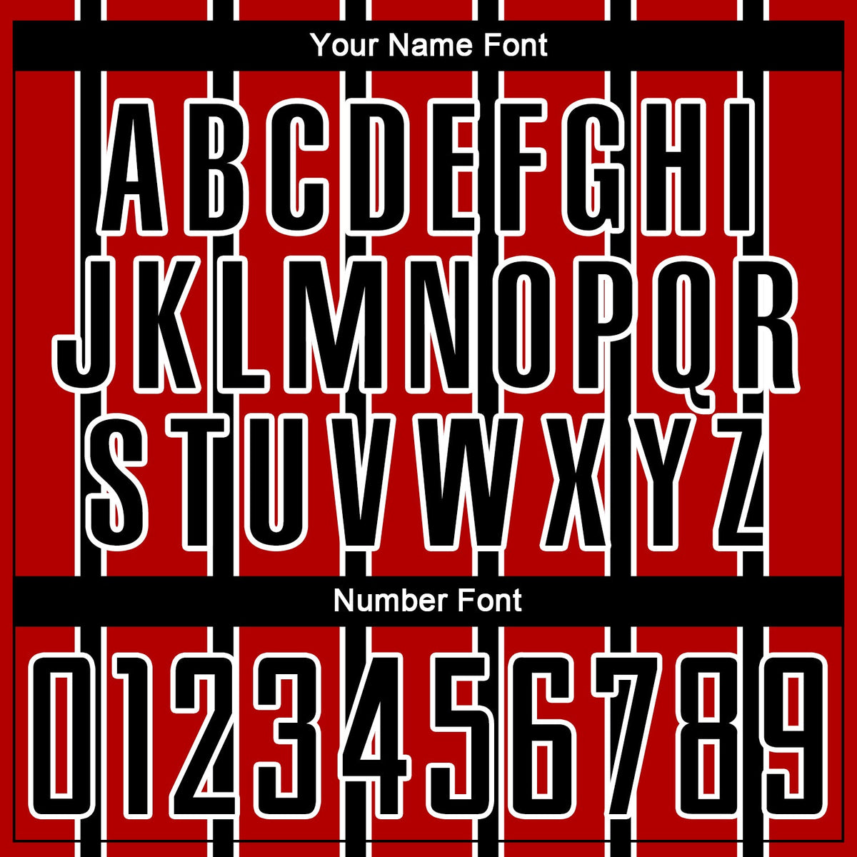 Custom Red Black-White Stripe Line Sublimation Soccer Uniform Jersey Limited