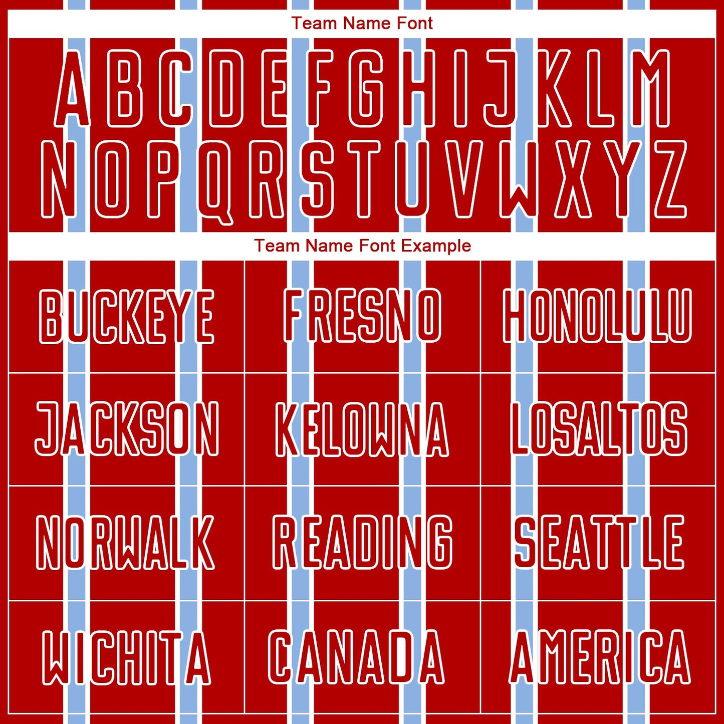 Custom Red Light Blue-White Stripe Line Sublimation Soccer Uniform Jersey Limited