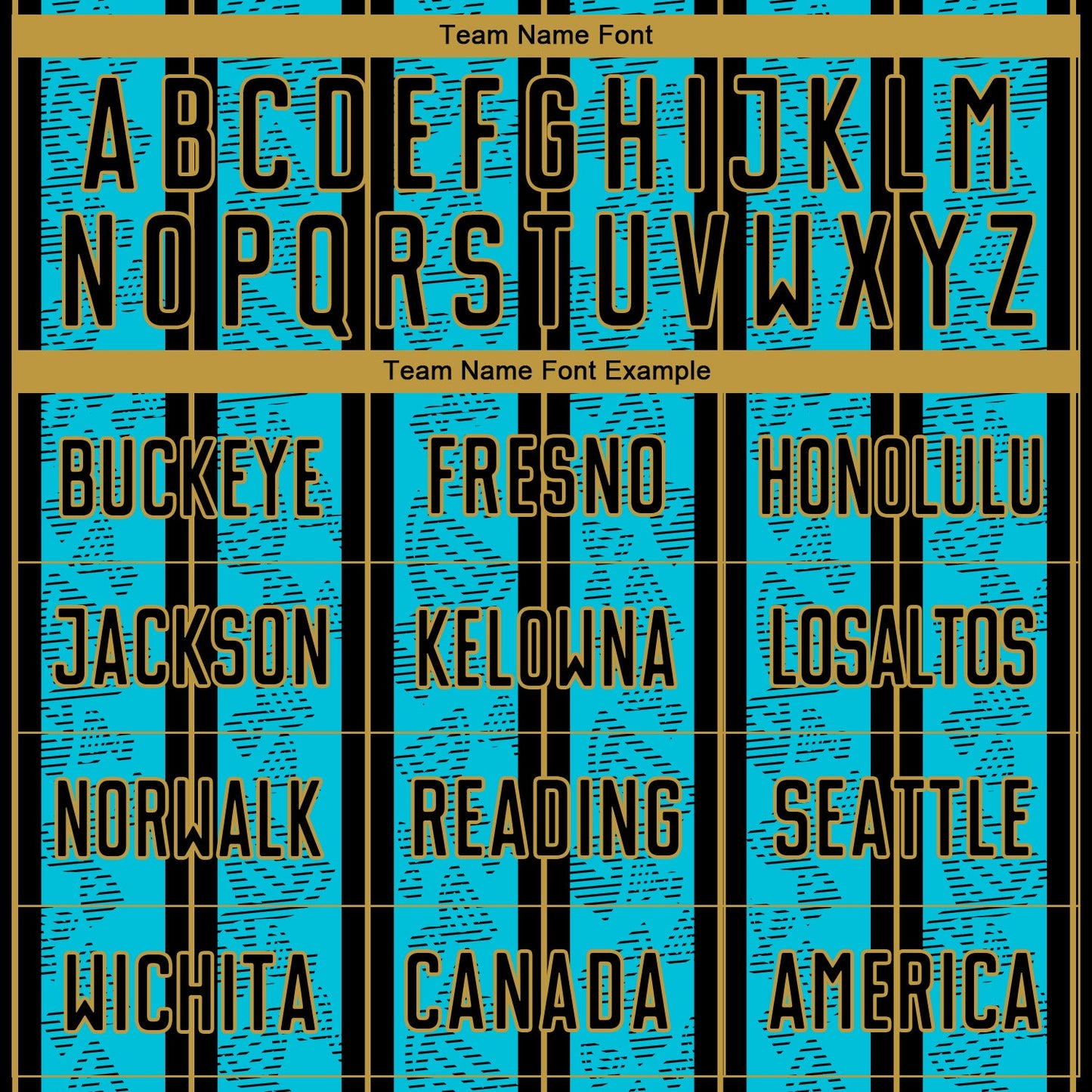 Custom Lakes Blue Black-Old Gold Stripe Line Sublimation Soccer Uniform Jersey Limited