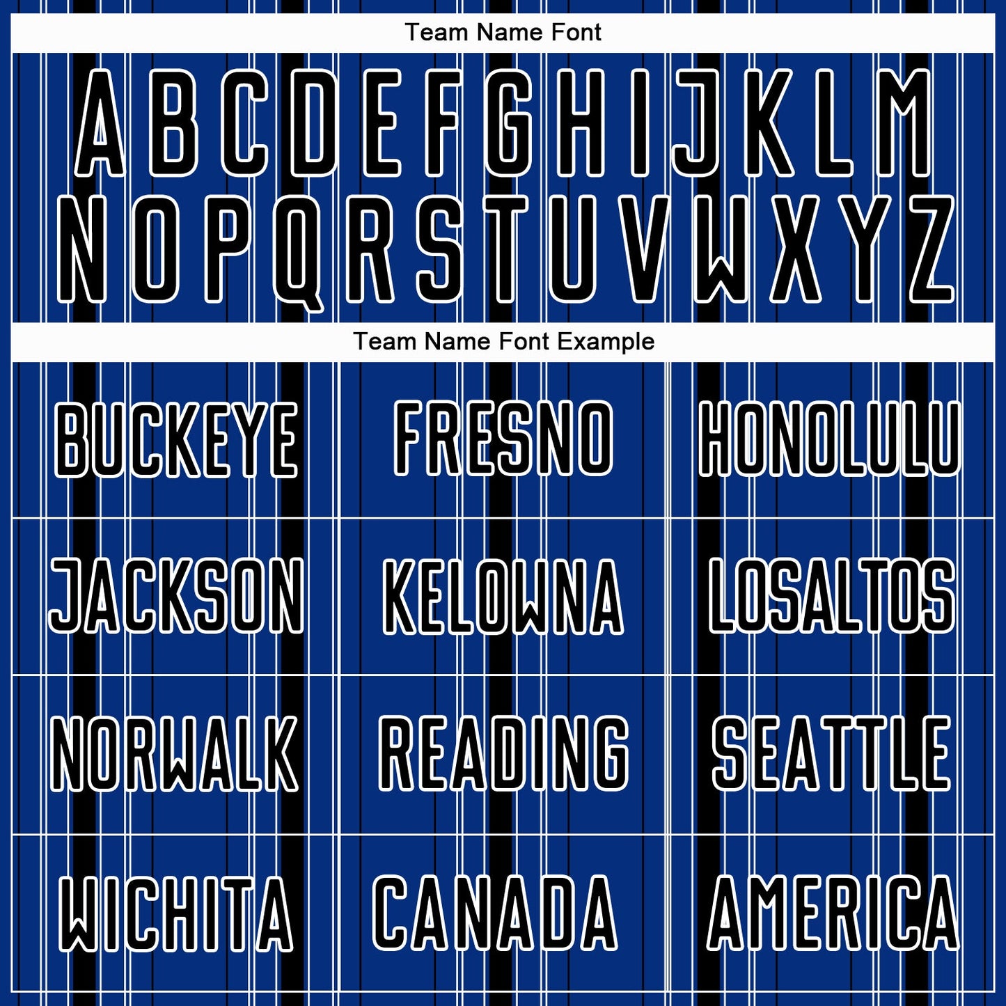 Custom Royal Black-White Stripe Sublimation Soccer Uniform Jersey Limited