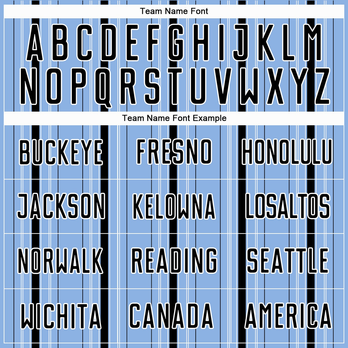 Custom Light Blue Black-White Stripe Sublimation Soccer Uniform Jersey Limited