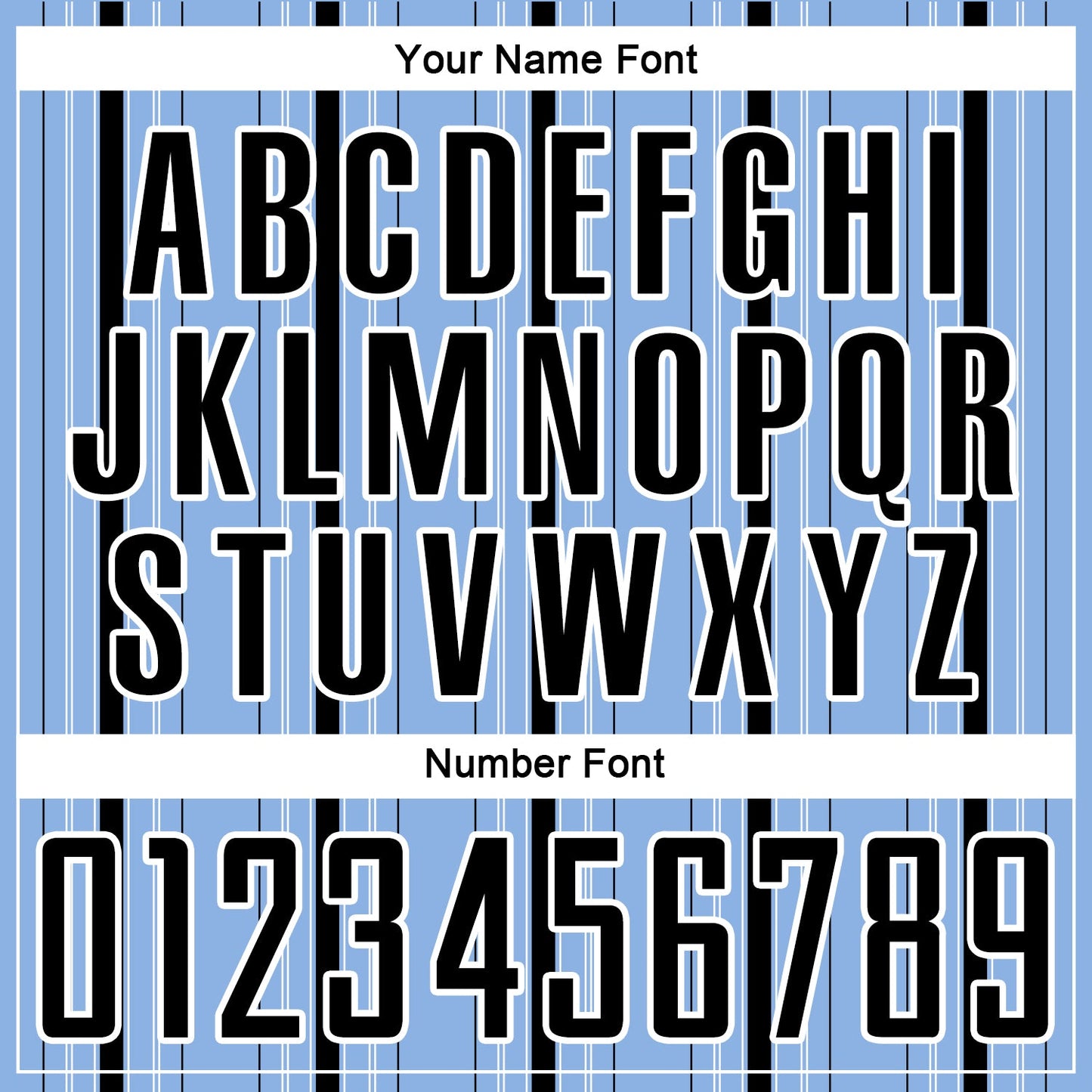 Custom Light Blue Black-White Stripe Sublimation Soccer Uniform Jersey Limited