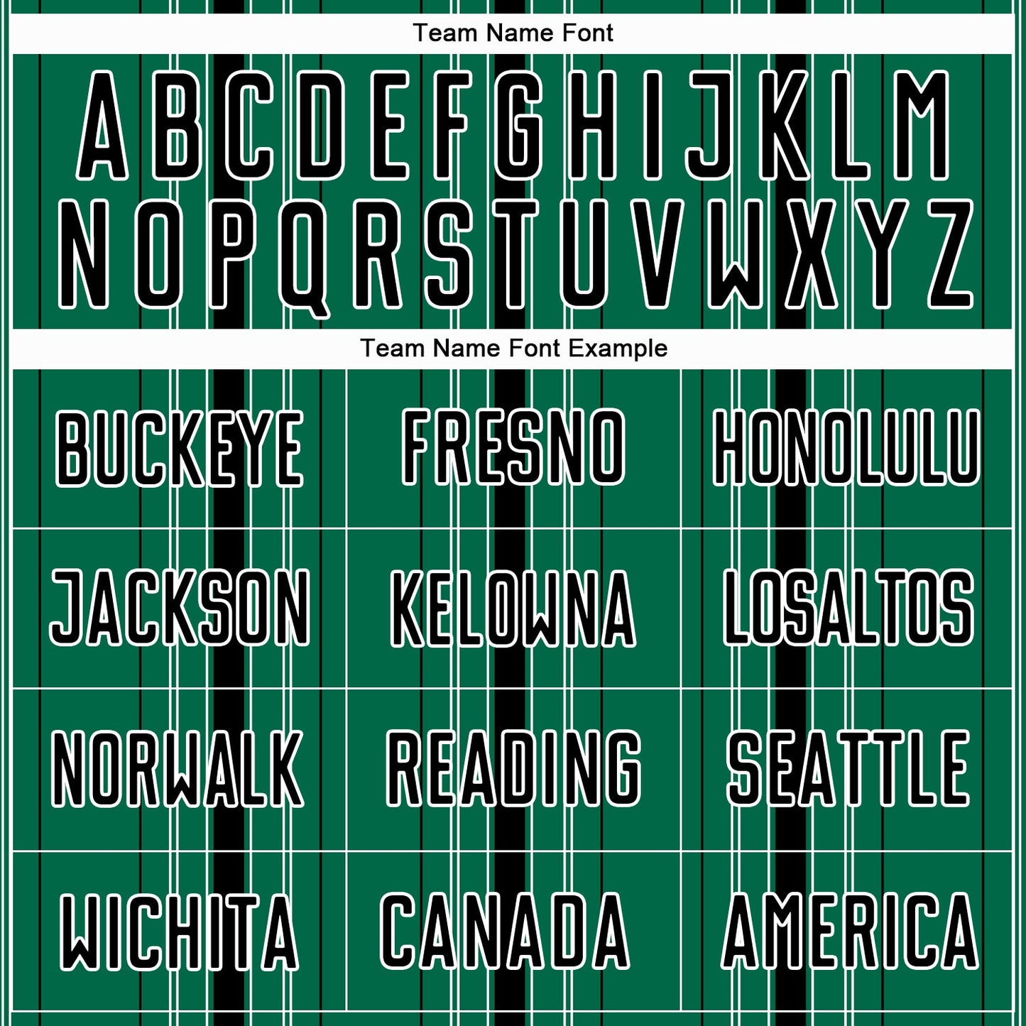 Custom Kelly Green Black-White Stripe Sublimation Soccer Uniform Jersey Limited