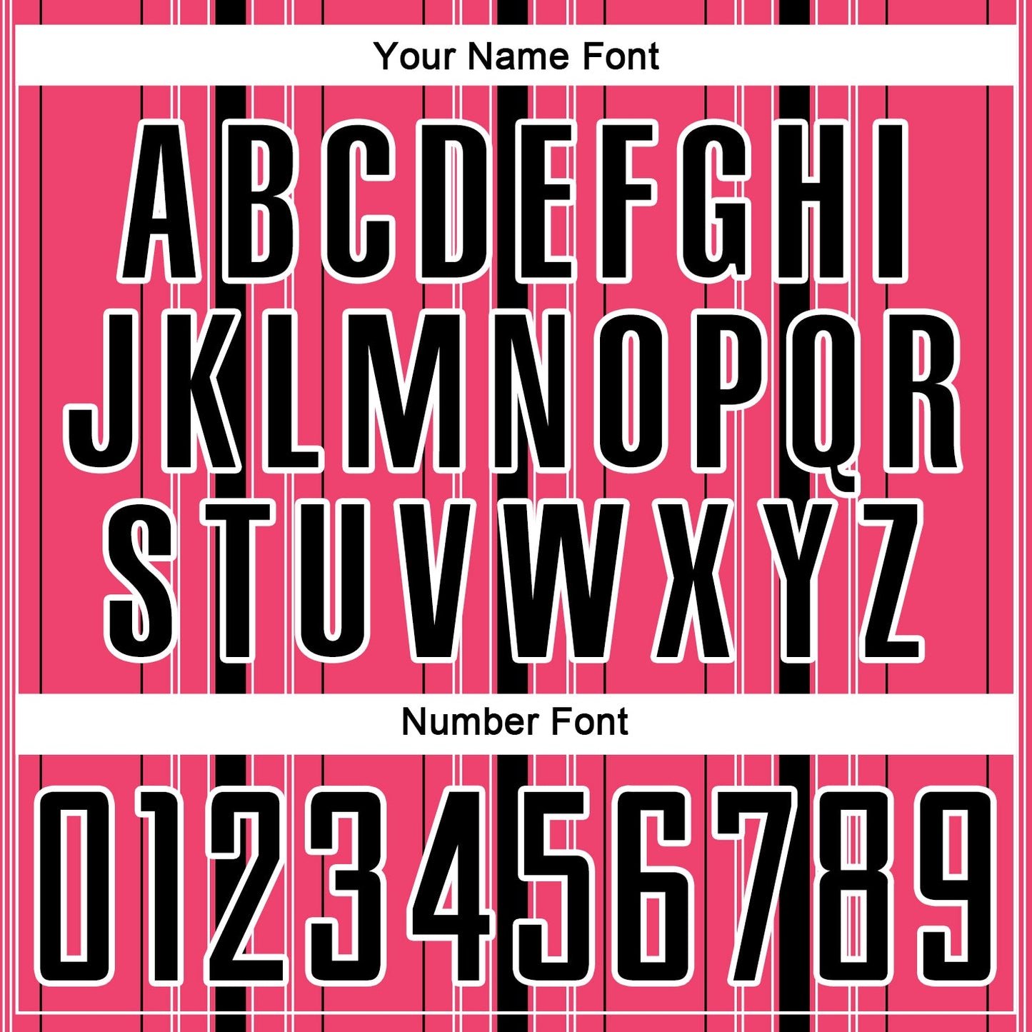 Custom Neon Pink Black-White Stripe Sublimation Soccer Uniform Jersey Limited