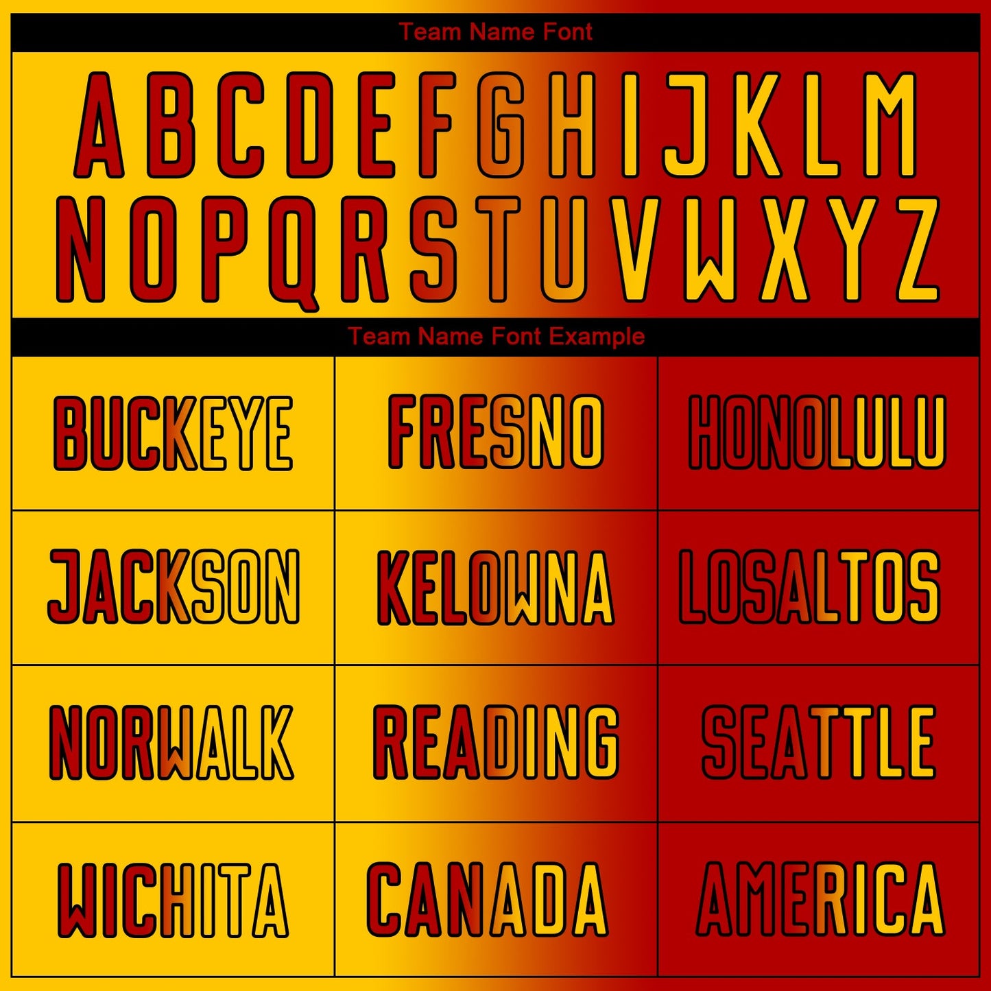 Custom Red Yellow-Black Sublimation Gradient Fashion Soccer Uniform Jersey Limited