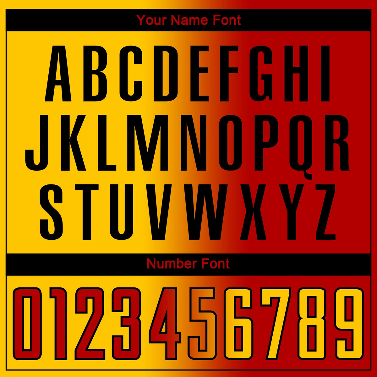 Custom Red Yellow-Black Sublimation Gradient Fashion Soccer Uniform Jersey Limited