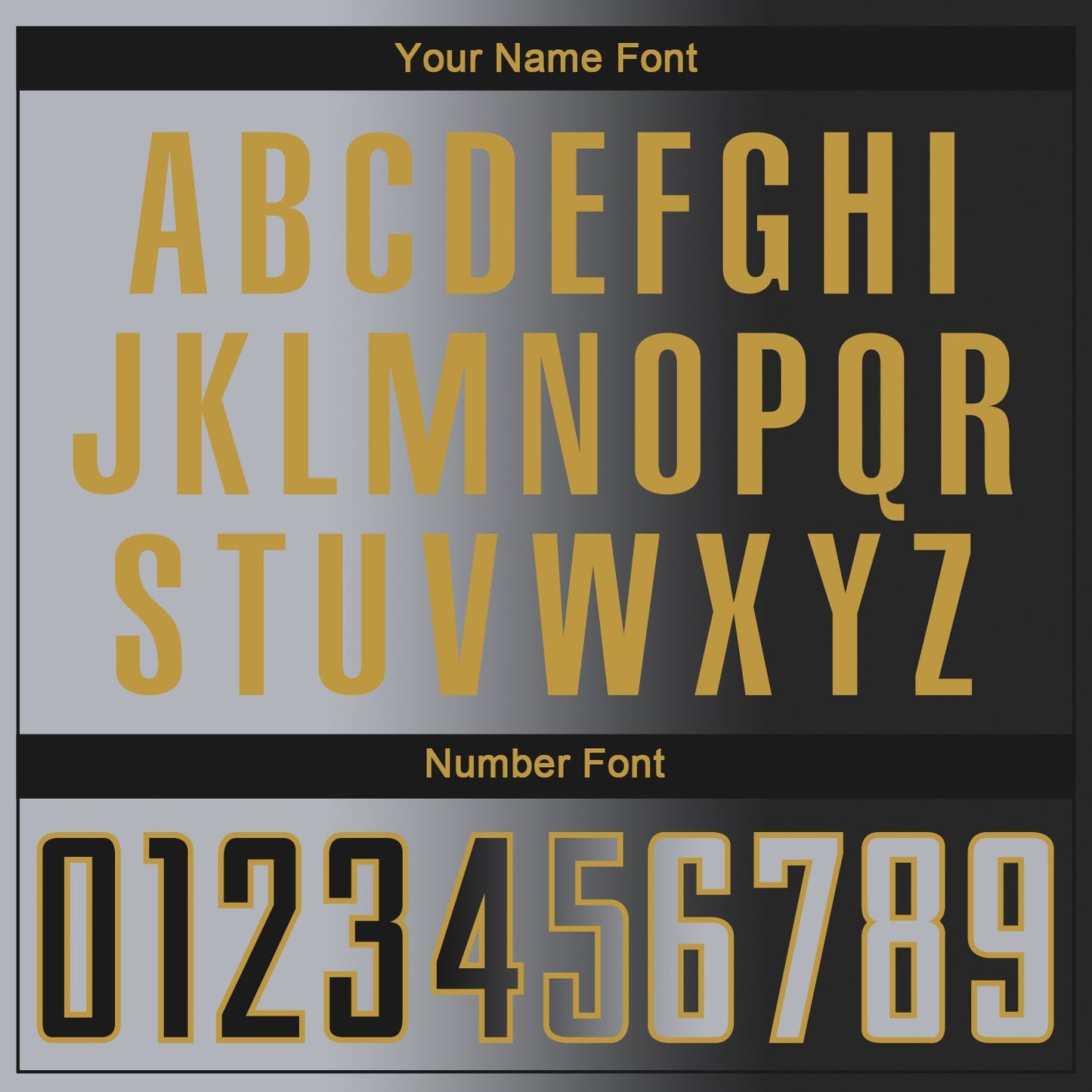 Custom Black Gray-Old Gold Sublimation Gradient Fashion Soccer Uniform Jersey Limited