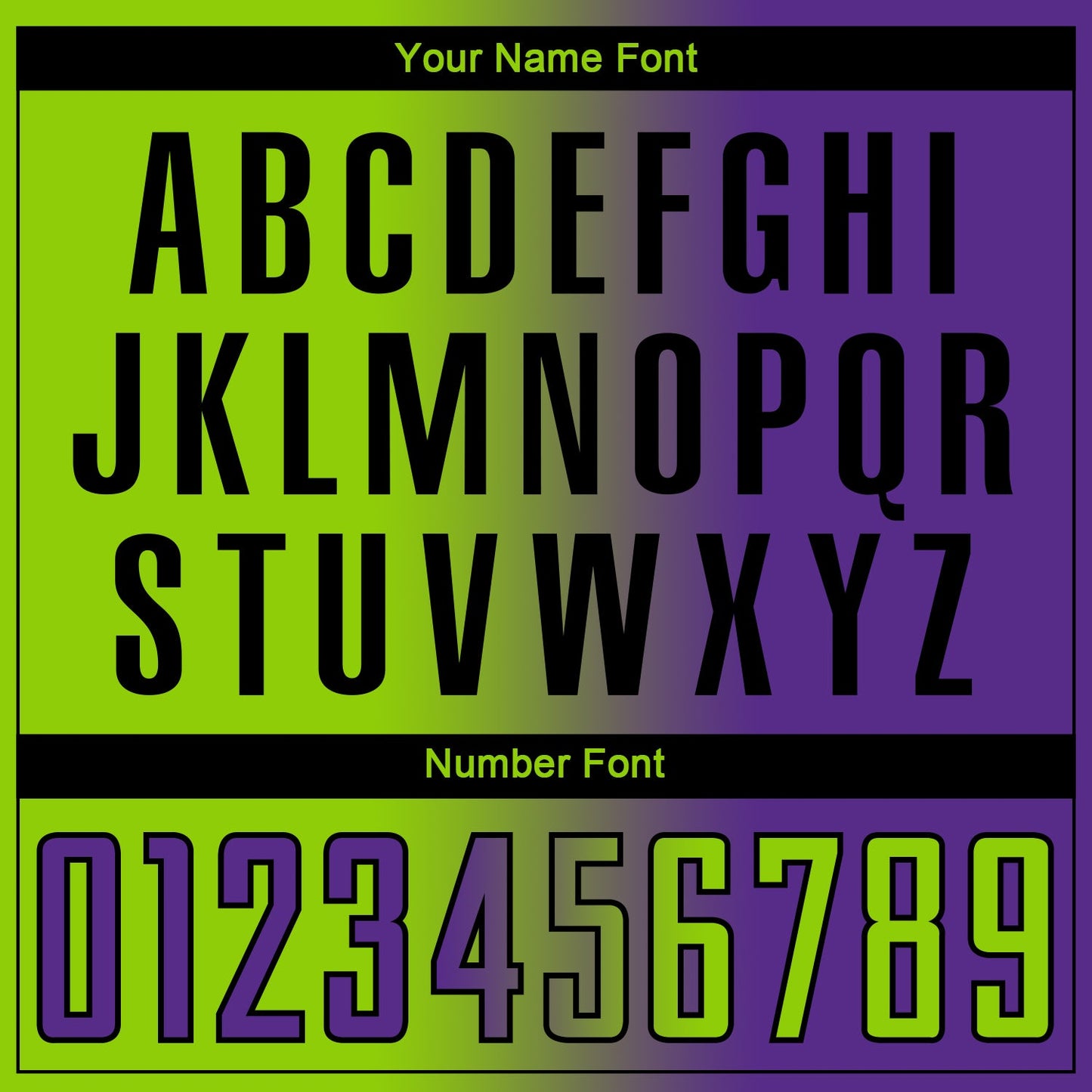 Custom Purple Neon Green-Black Sublimation Gradient Fashion Soccer Uniform Jersey Limited