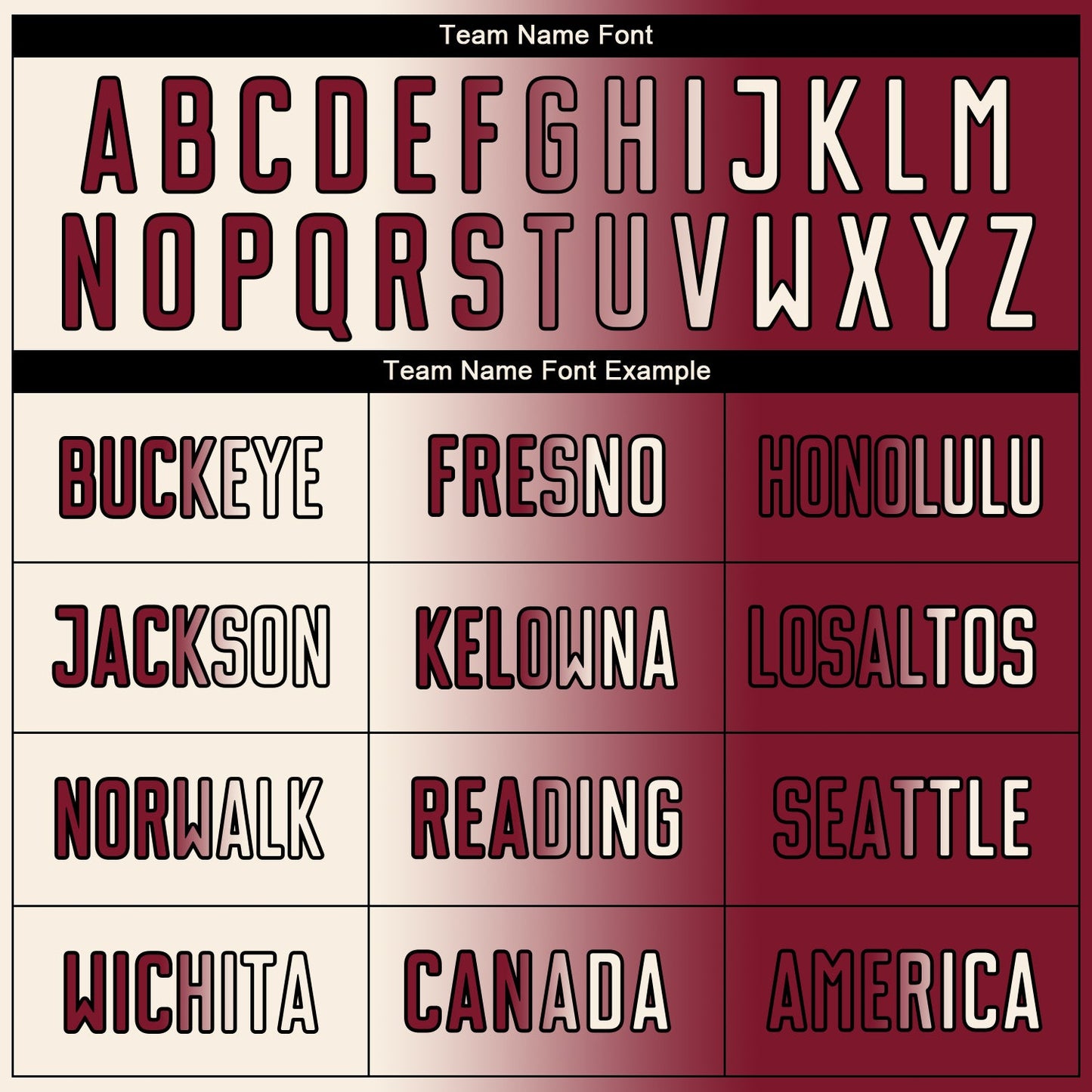 Custom Maroon Cream-Black Sublimation Gradient Fashion Soccer Uniform Jersey Limited