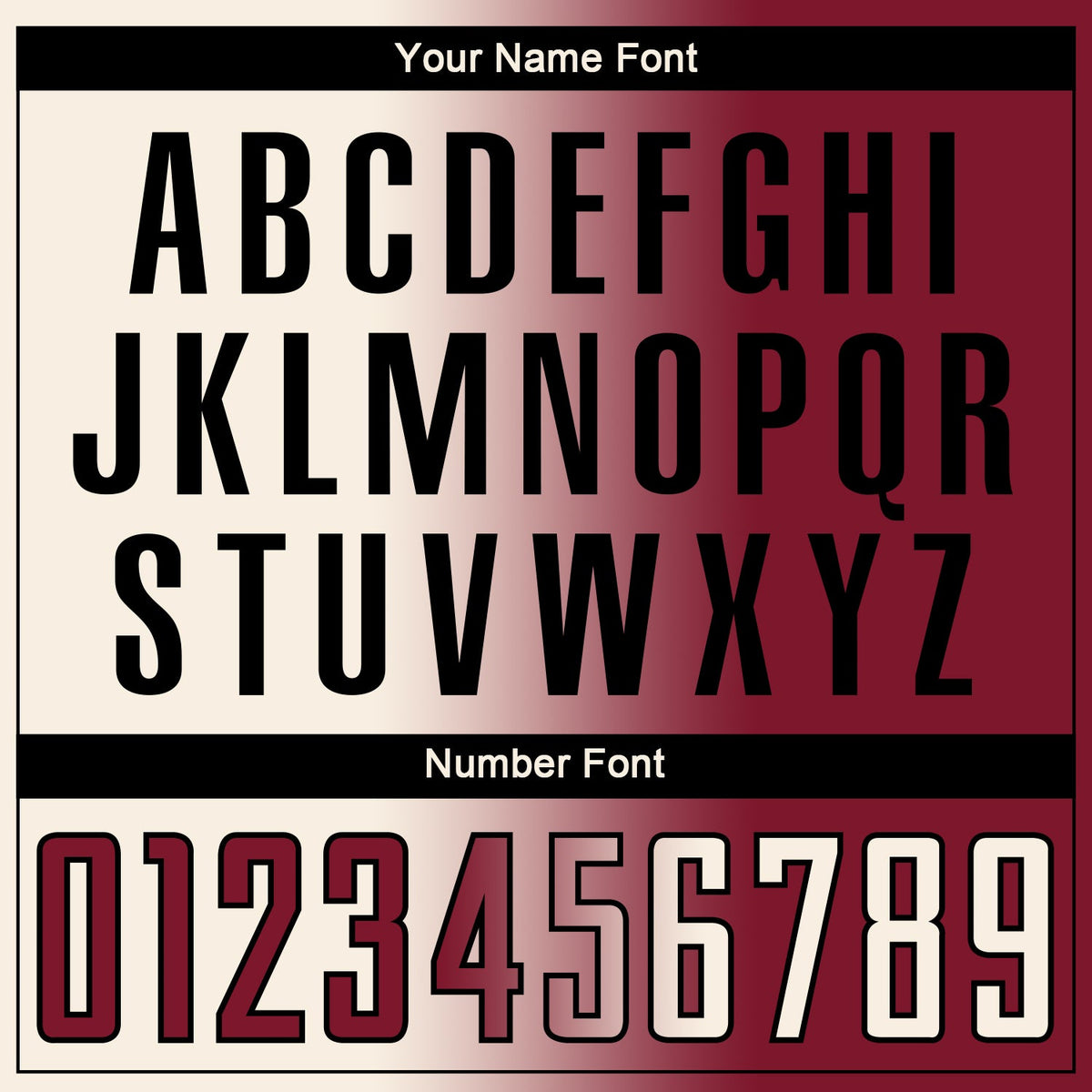 Custom Maroon Cream-Black Sublimation Gradient Fashion Soccer Uniform Jersey Limited