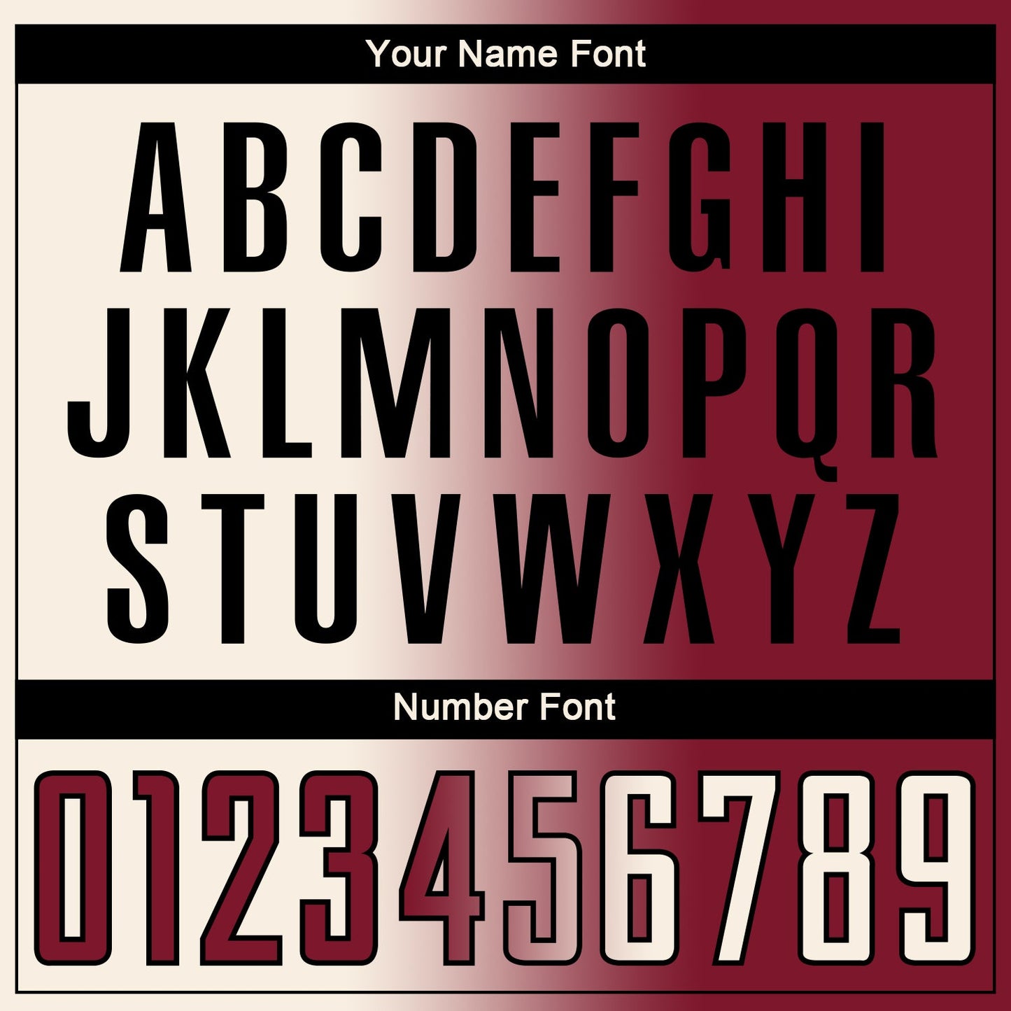 Custom Maroon Cream-Black Sublimation Gradient Fashion Soccer Uniform Jersey Limited