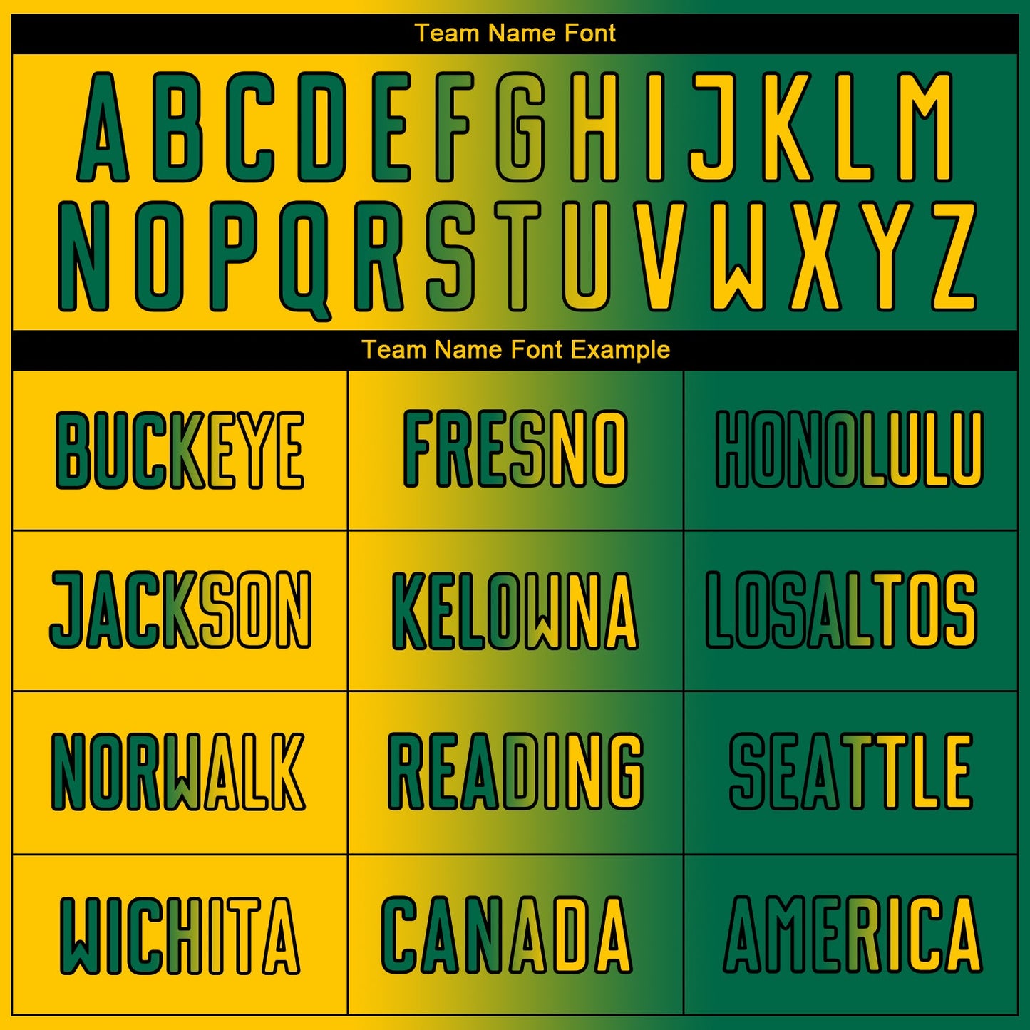 Custom Kelly Green Yellow-Black Sublimation Gradient Fashion Soccer Uniform Jersey Limited