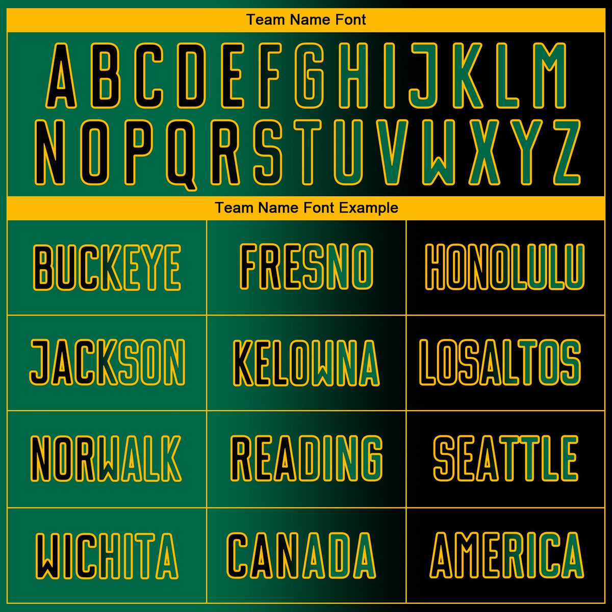 Custom Black Kelly Green-Gold Sublimation Gradient Fashion Soccer Uniform Jersey Limited