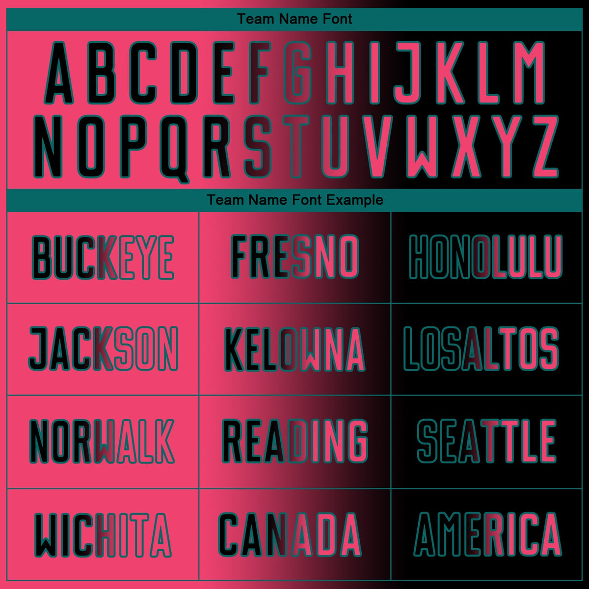 Custom Black Neon Pink-Teal Sublimation Gradient Fashion Soccer Uniform Jersey Limited