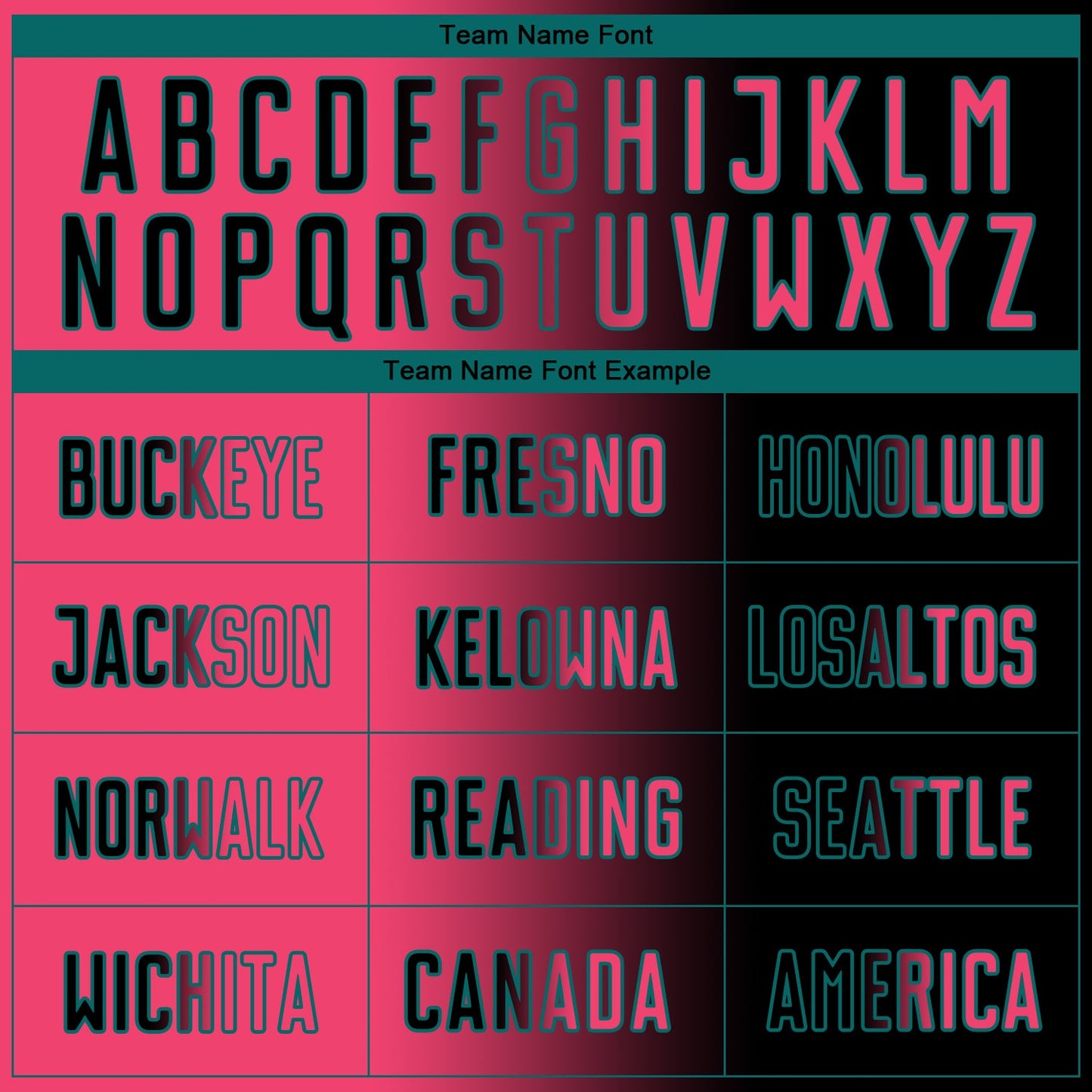 Custom Black Neon Pink-Teal Sublimation Gradient Fashion Soccer Uniform Jersey Limited