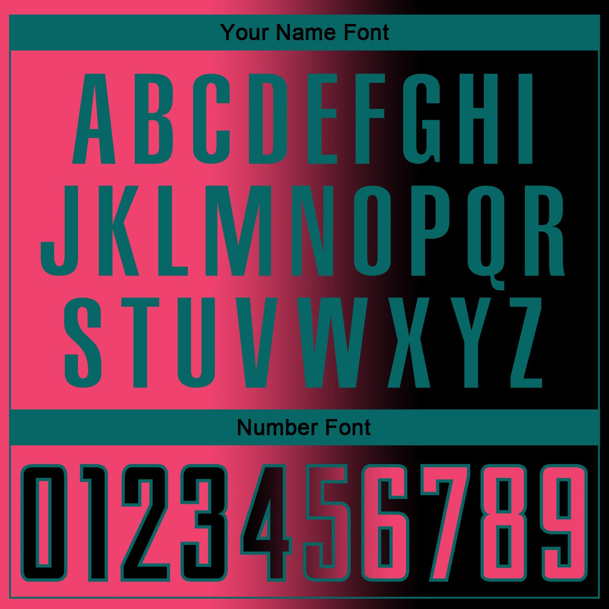 Custom Black Neon Pink-Teal Sublimation Gradient Fashion Soccer Uniform Jersey Limited