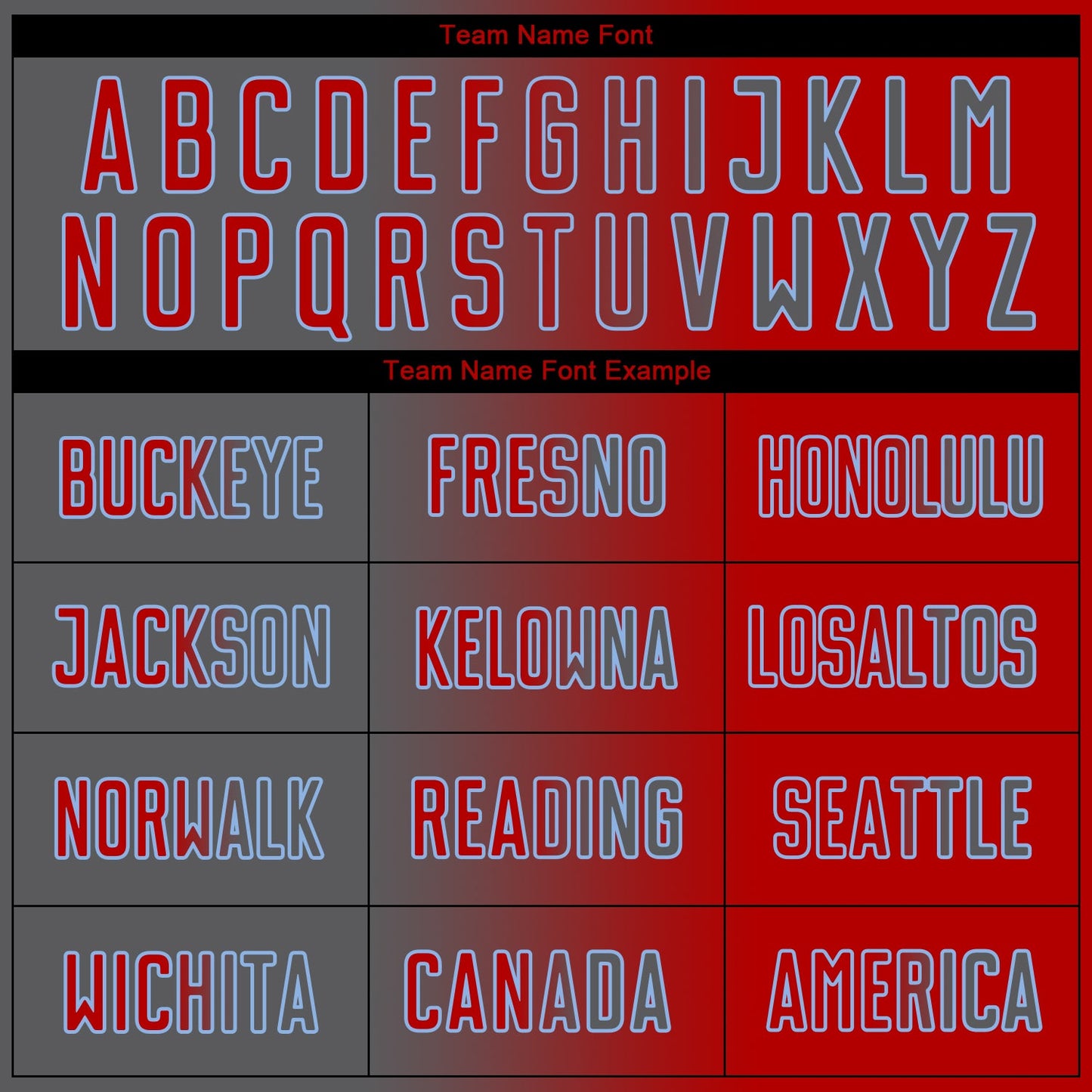 Custom Red Steel Gray-Light Blue Sublimation Gradient Fashion Soccer Uniform Jersey Limited