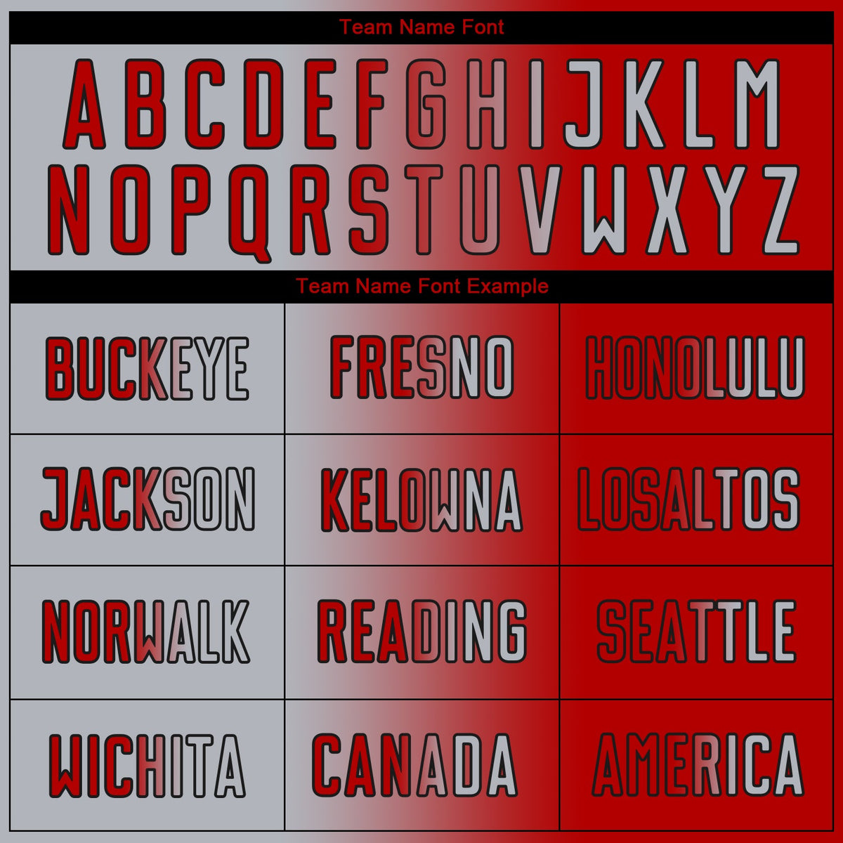 Custom Red Gray-Black Sublimation Gradient Fashion Soccer Uniform Jersey Limited