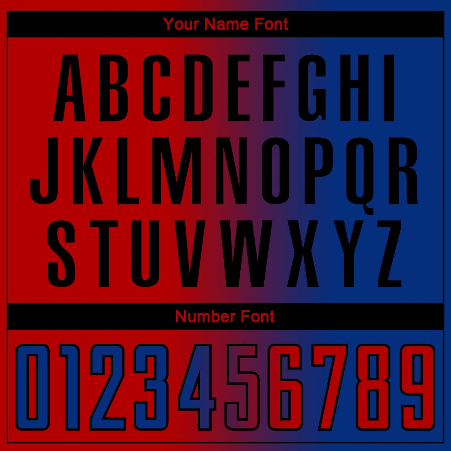 Custom Royal Red-Black Sublimation Gradient Fashion Soccer Uniform Jersey Limited