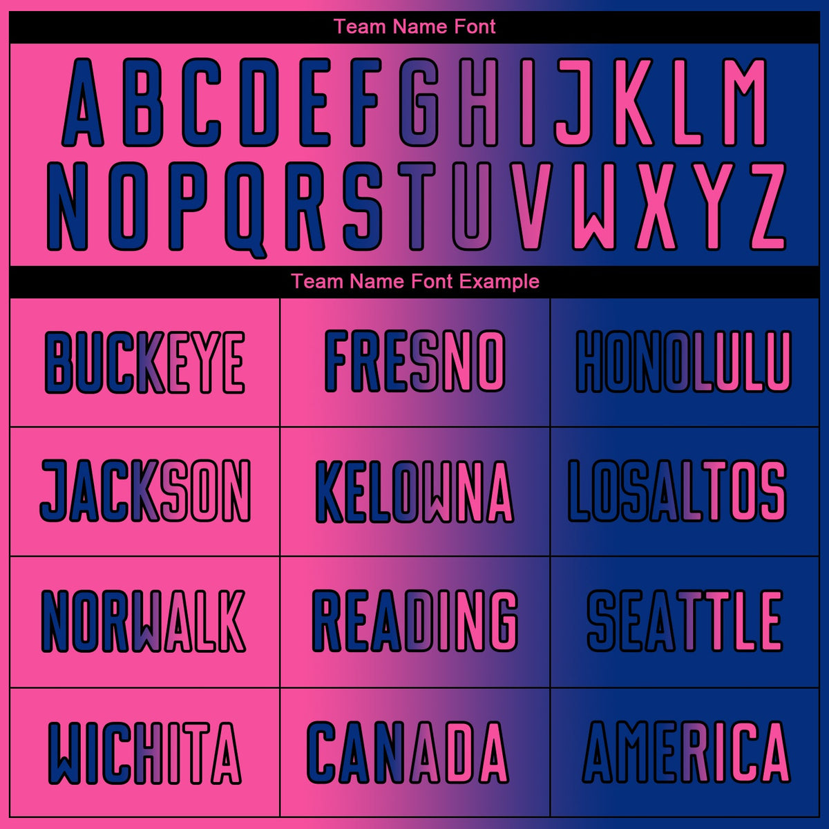 Custom Royal Pink-Black Sublimation Gradient Fashion Soccer Uniform Jersey Limited