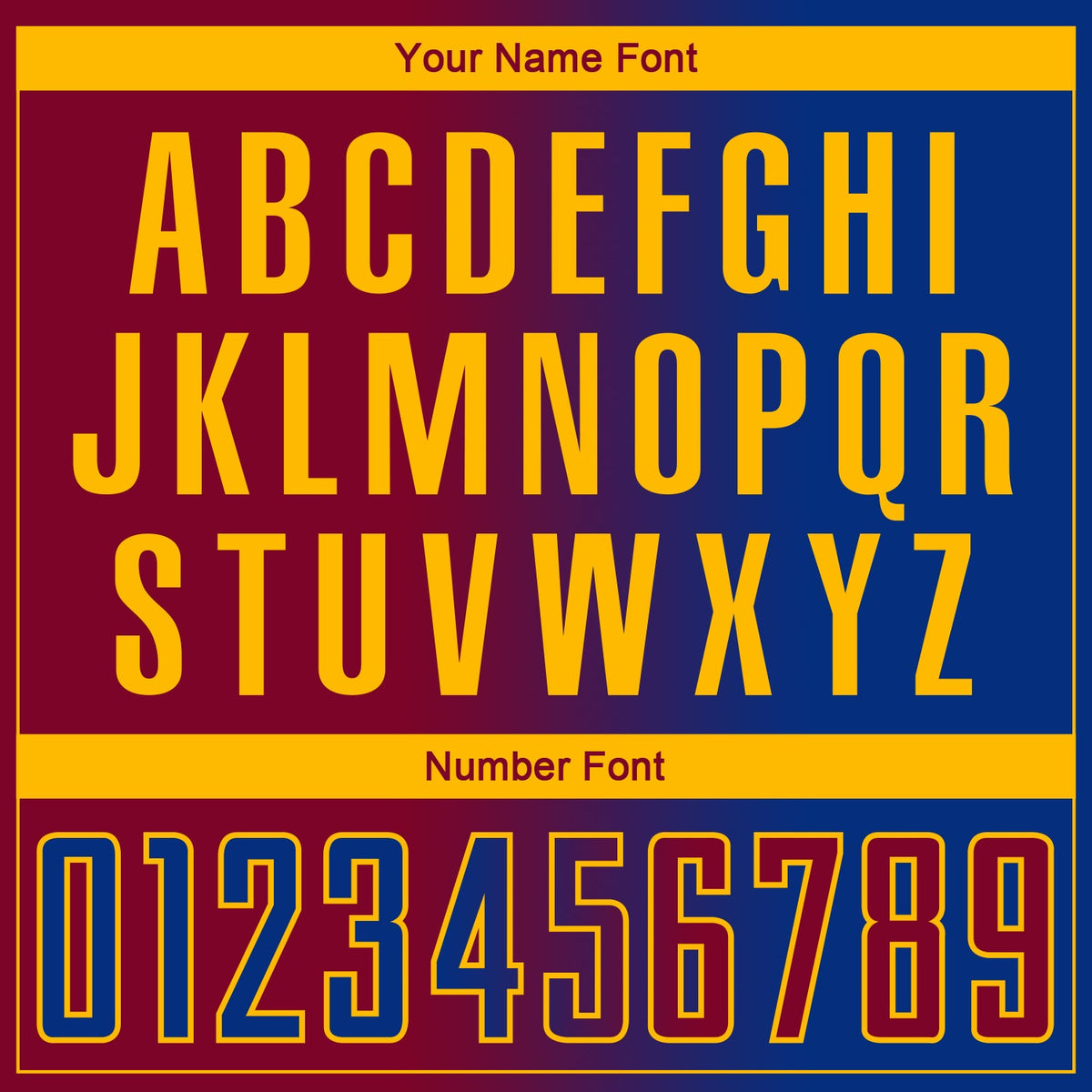 Custom Royal Maroon-Gold Sublimation Gradient Fashion Soccer Uniform Jersey Limited