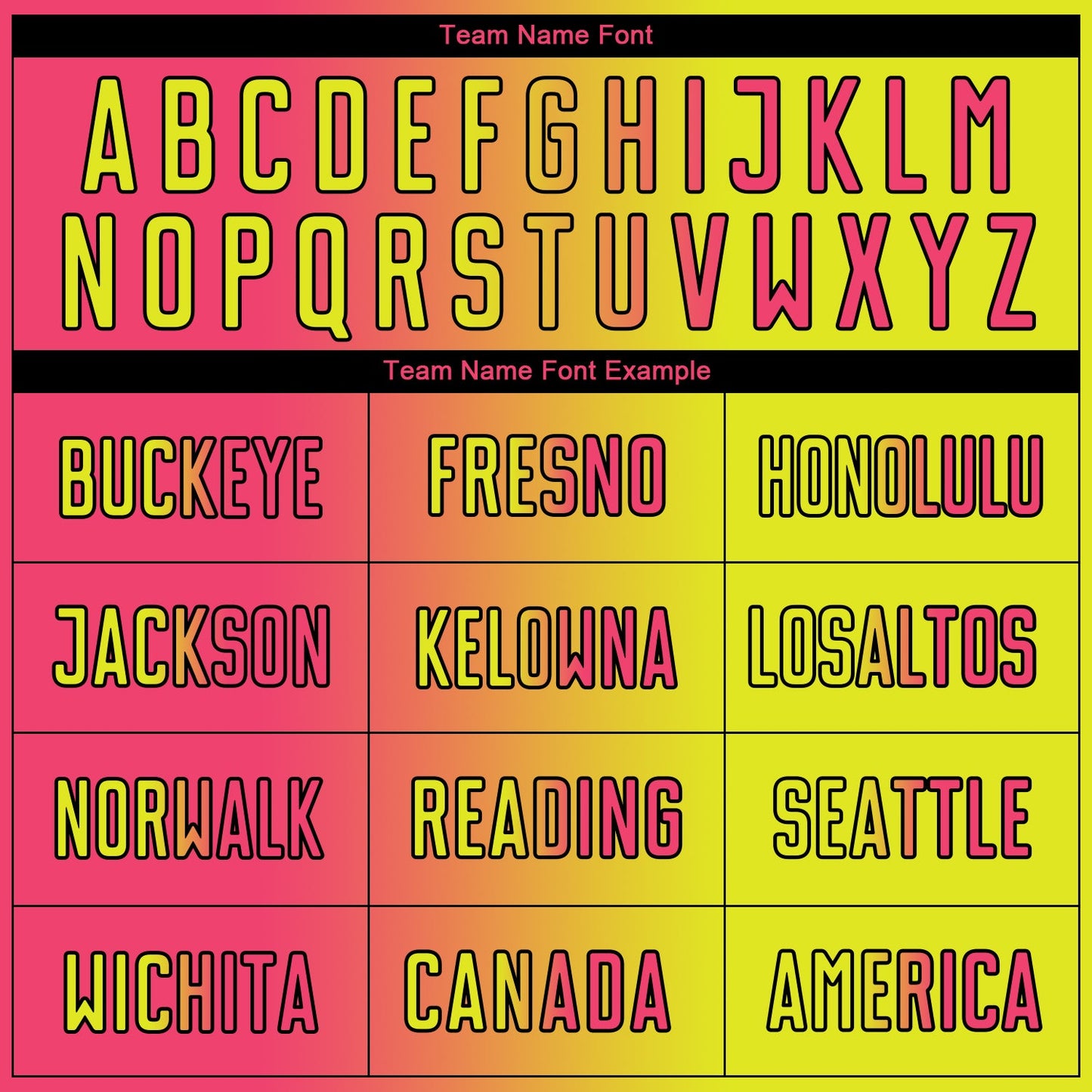 Custom Neon Yellow Neon Pink-Black Sublimation Gradient Fashion Soccer Uniform Jersey Limited