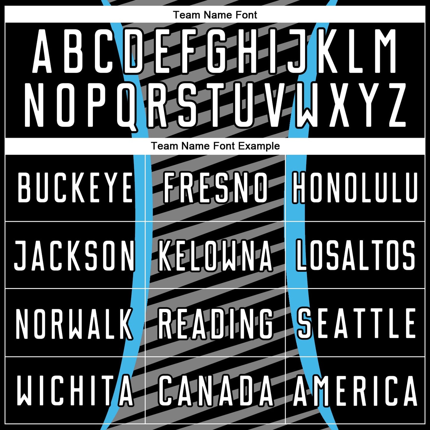 Custom Sky Blue White-Black Stripe Line Sublimation Soccer Uniform Jersey Limited