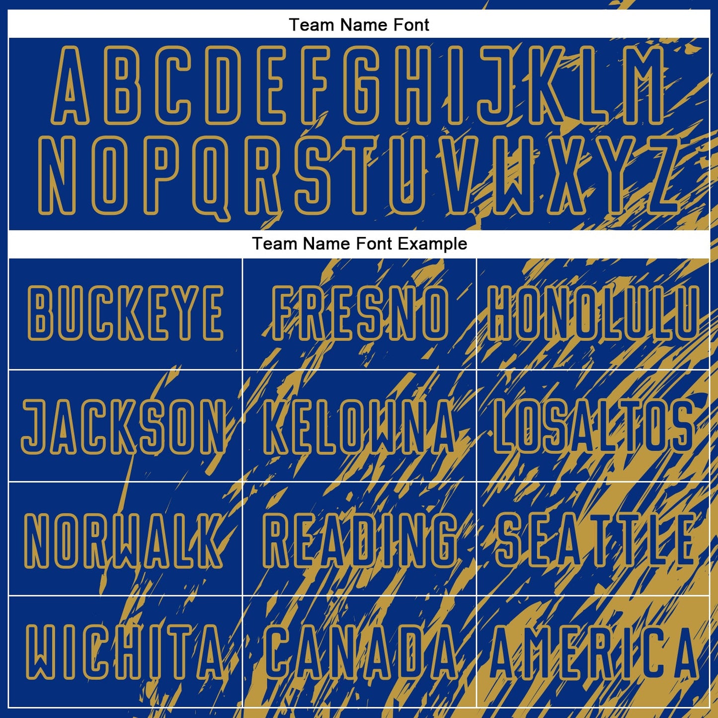 Custom Royal Old Gold Splash Sublimation Soccer Uniform Jersey Limited