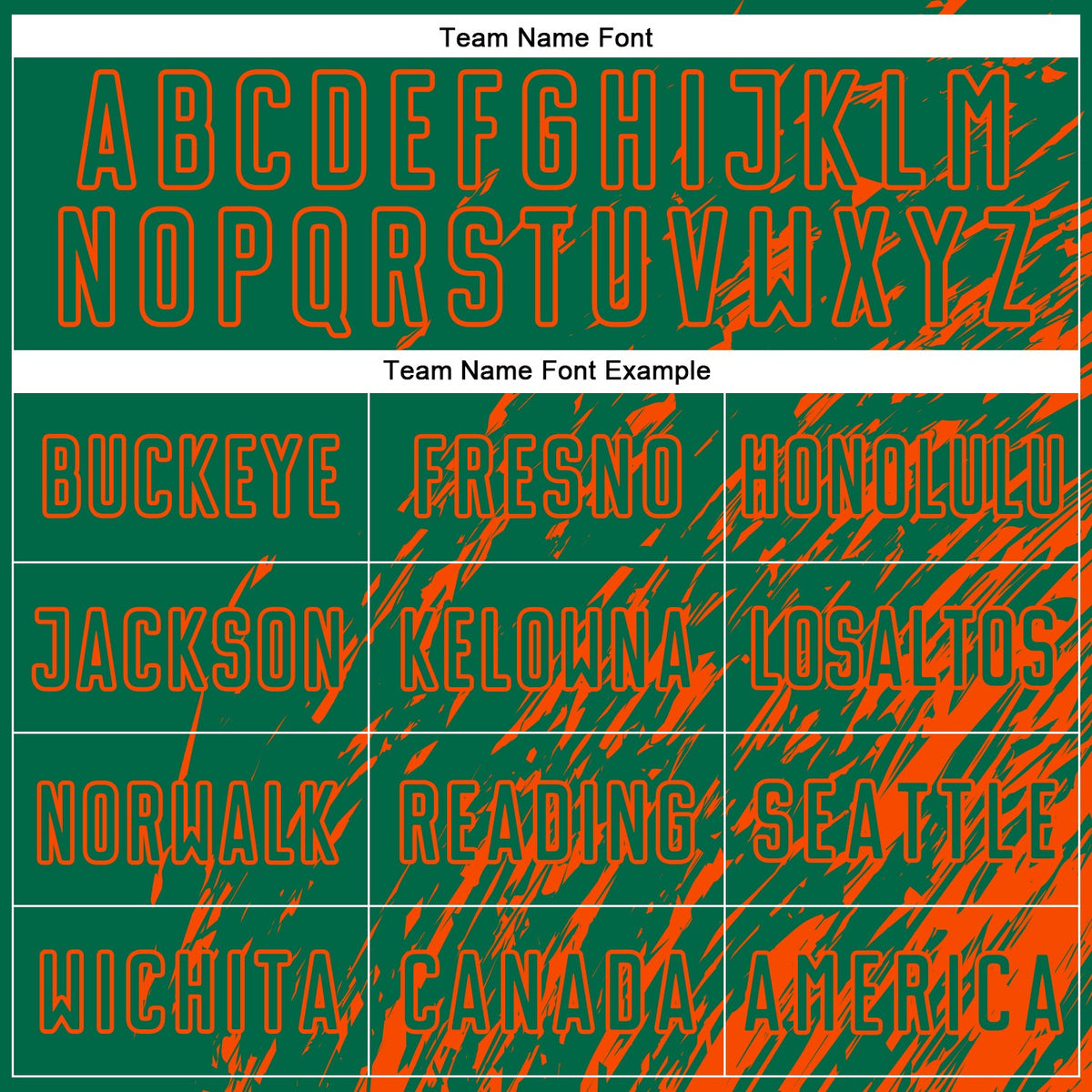 Custom Kelly Green Orange Splash Sublimation Soccer Uniform Jersey Limited