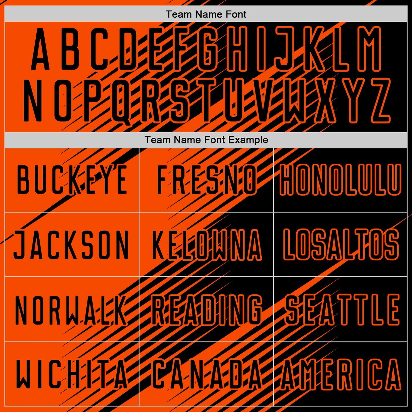 Custom Black Orange Line Sublimation Soccer Uniform Jersey Limited