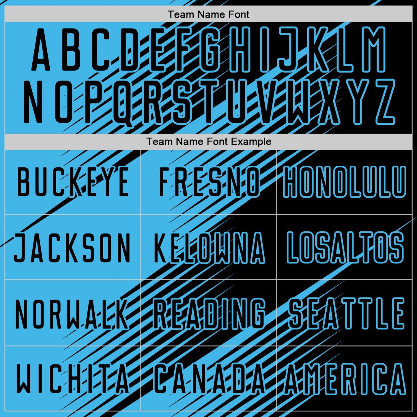 Custom Black Sky Blue Line Sublimation Soccer Uniform Jersey Limited