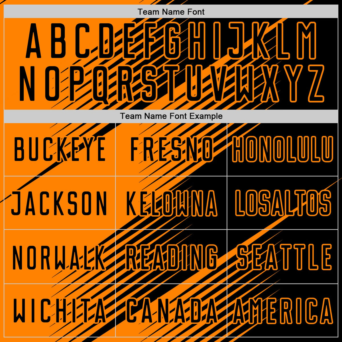 Custom Black Bay Orange Line Sublimation Soccer Uniform Jersey Limited