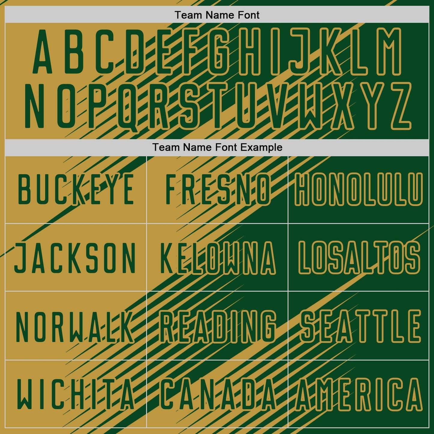 Custom Green Old Gold Line Sublimation Soccer Uniform Jersey Limited