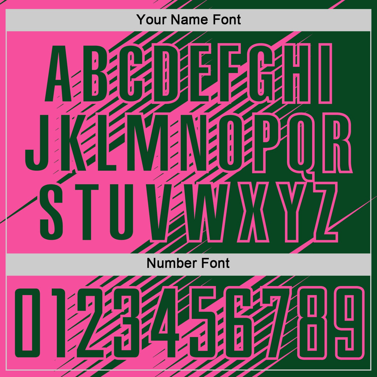 Custom Green Pink Line Sublimation Soccer Uniform Jersey Limited