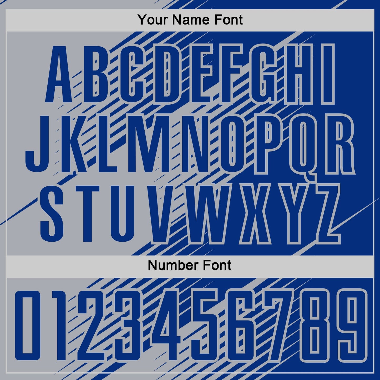 Custom Royal Gray Line Sublimation Soccer Uniform Jersey Limited