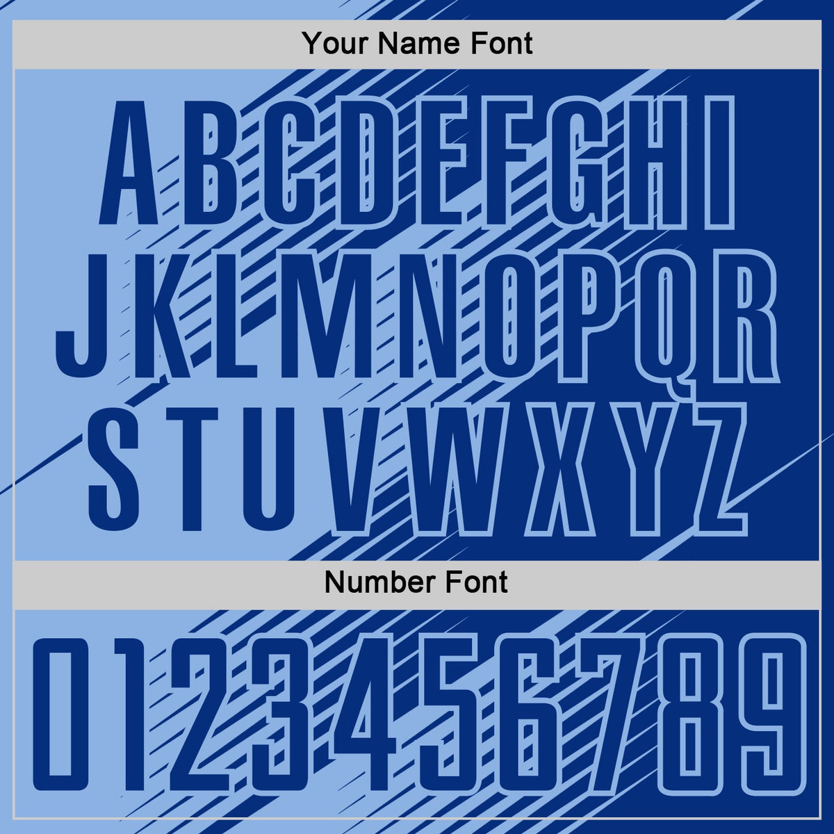 Custom Royal Light Blue Line Sublimation Soccer Uniform Jersey Limited