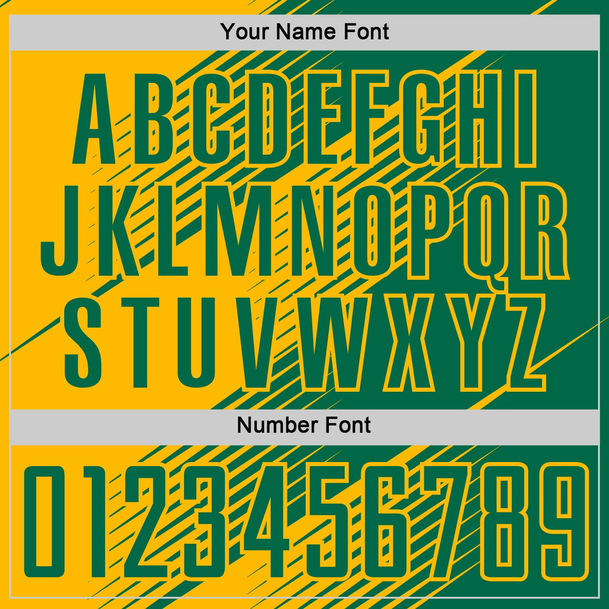 Custom Kelly Green Gold Line Sublimation Soccer Uniform Jersey Limited