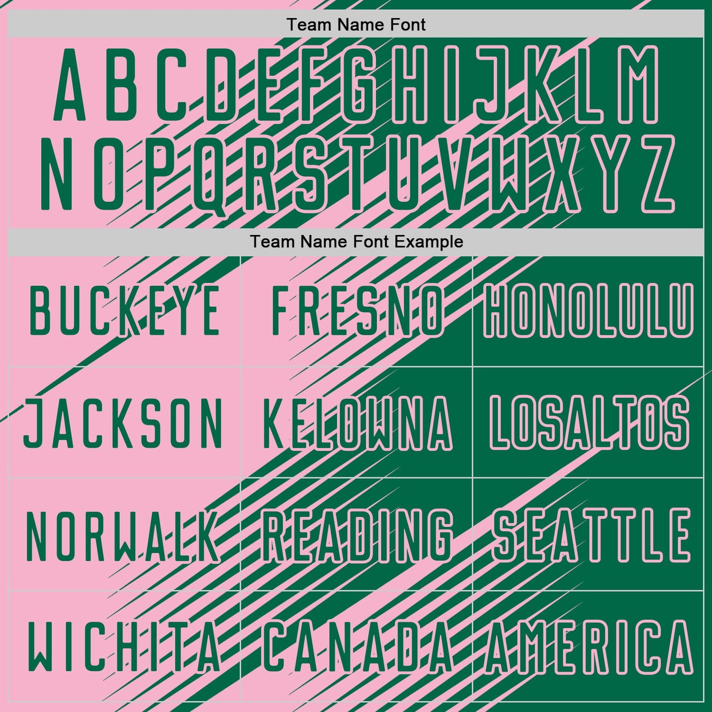 Custom Kelly Green Light Pink Line Sublimation Soccer Uniform Jersey Limited