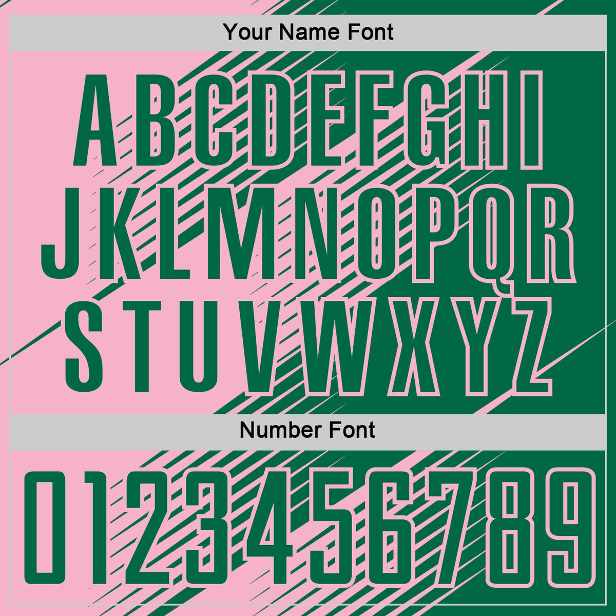 Custom Kelly Green Light Pink Line Sublimation Soccer Uniform Jersey Limited