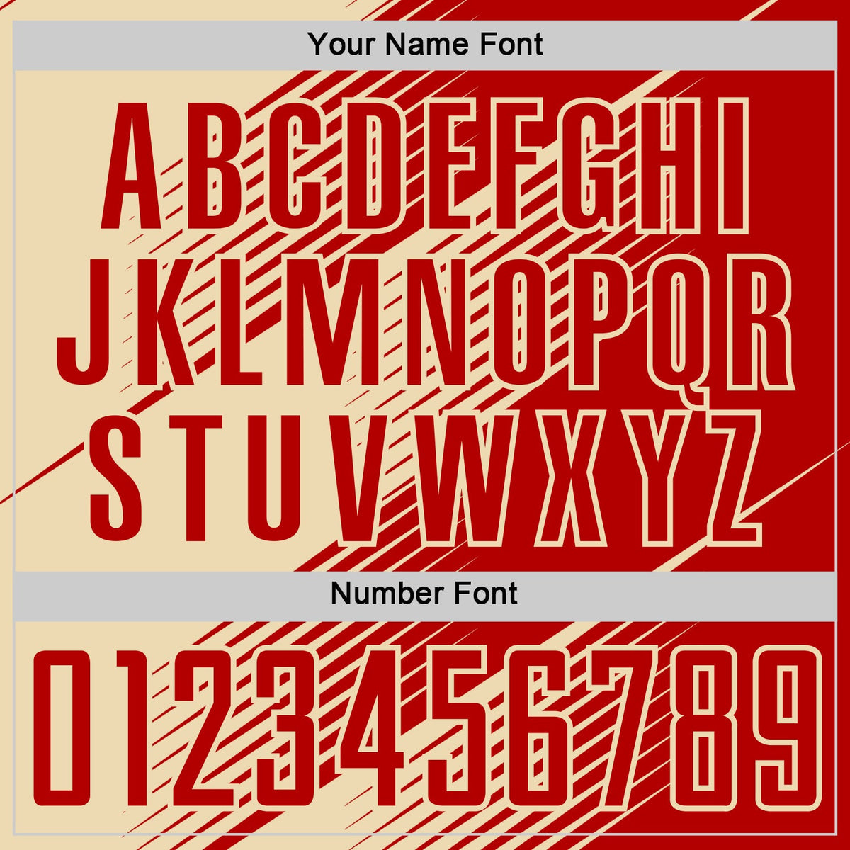 Custom Red Cream Line Sublimation Soccer Uniform Jersey Limited