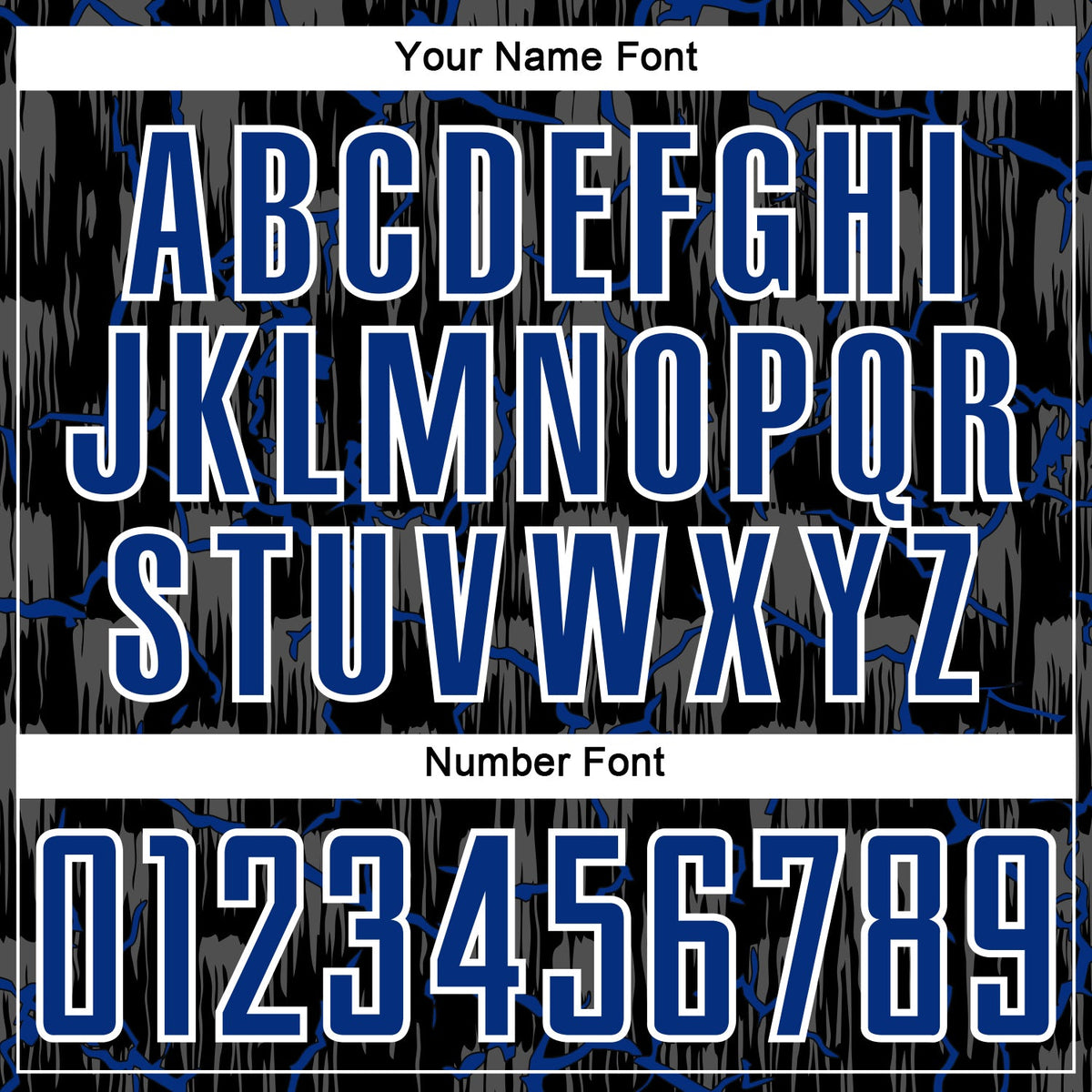 Custom Black Royal-White Lightning Sublimation Soccer Uniform Jersey Limited