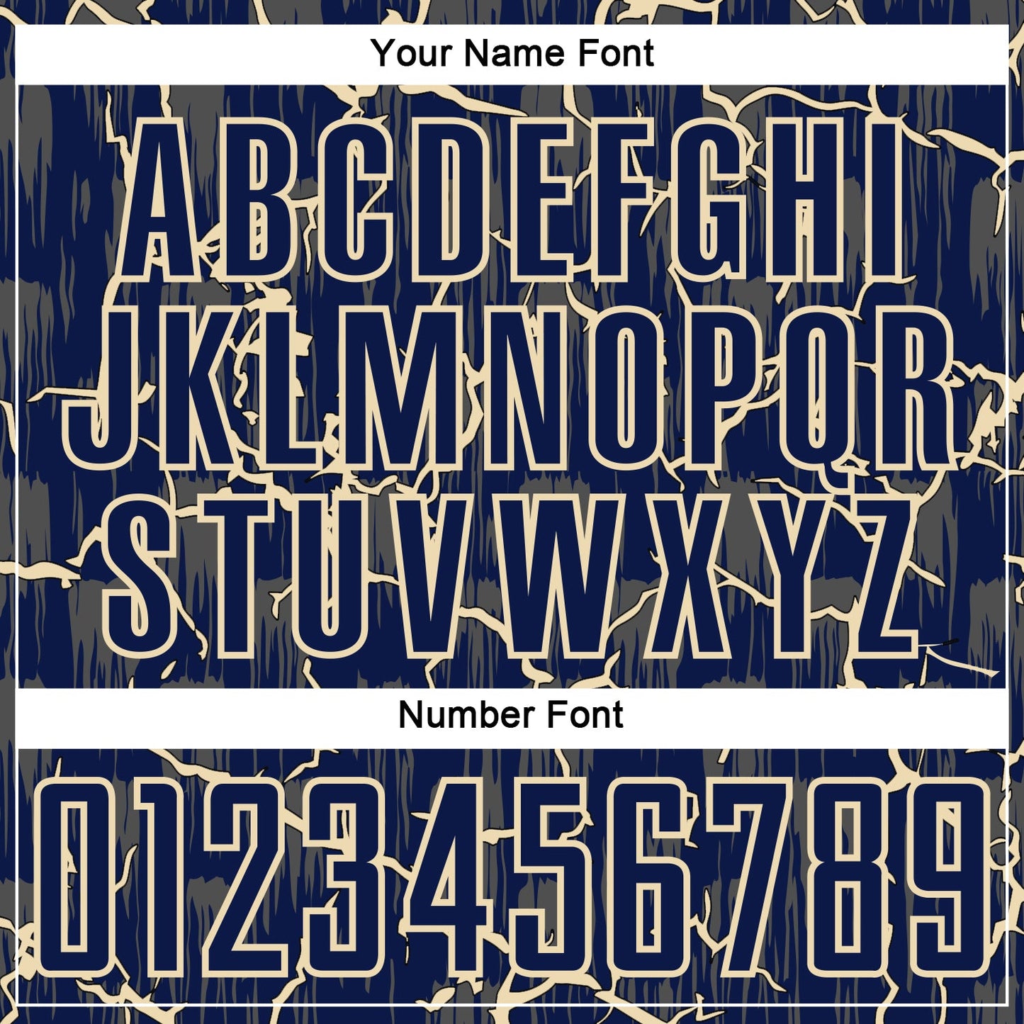 Custom Navy Cream Lightning Sublimation Soccer Uniform Jersey Limited