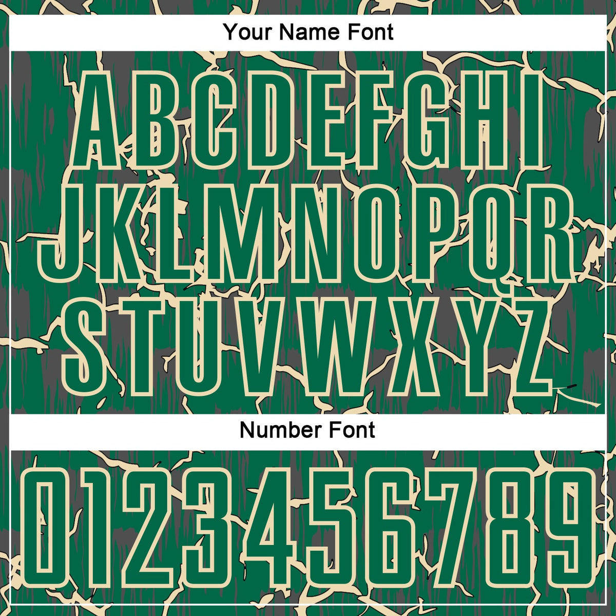 Custom Kelly Green Cream Lightning Sublimation Soccer Uniform Jersey Limited