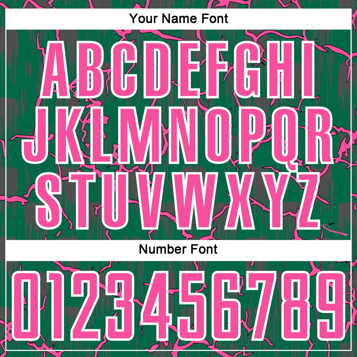 Custom Kelly Green Pink-White Lightning Sublimation Soccer Uniform Jersey Limited