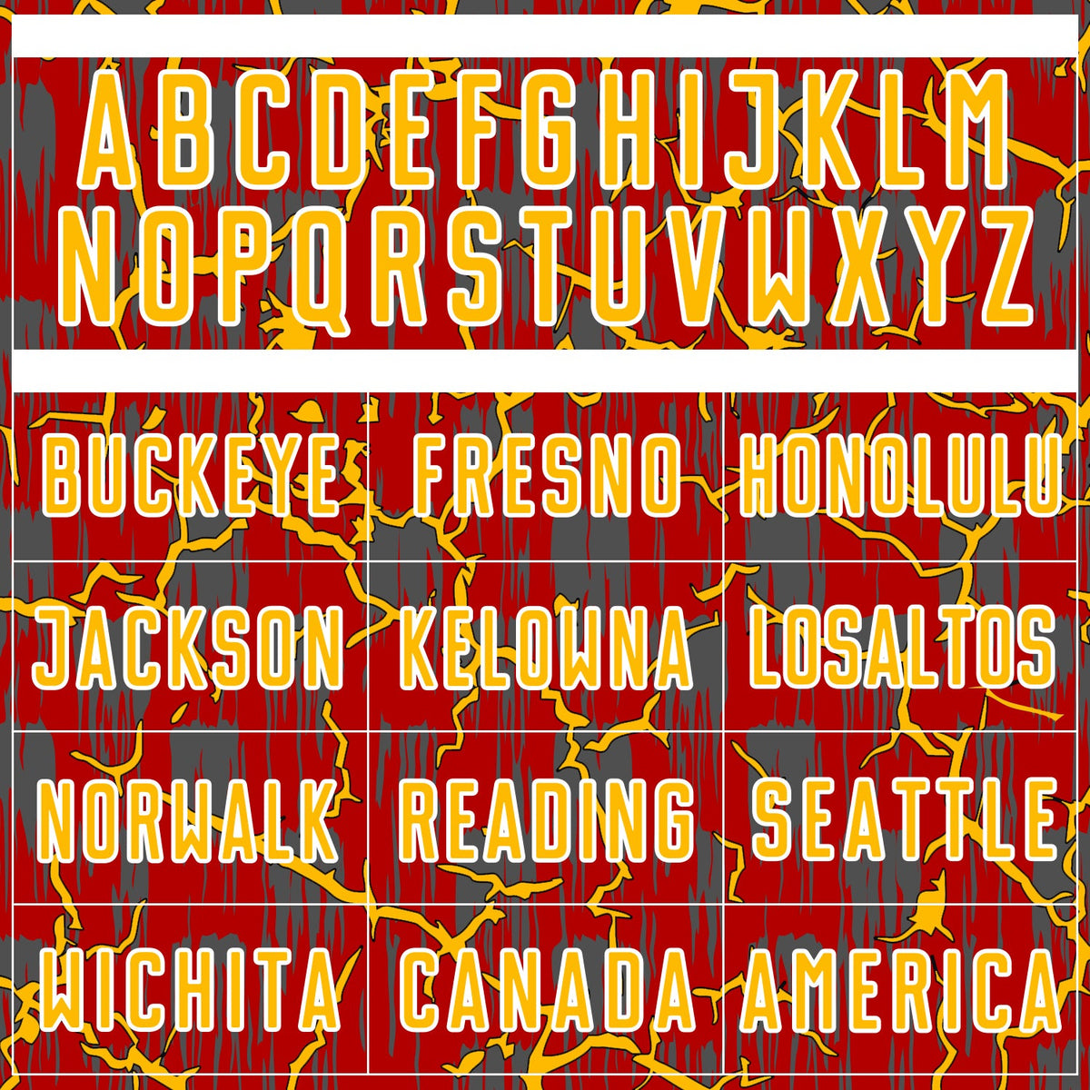 Custom Red Gold-White Lightning Sublimation Soccer Uniform Jersey Limited