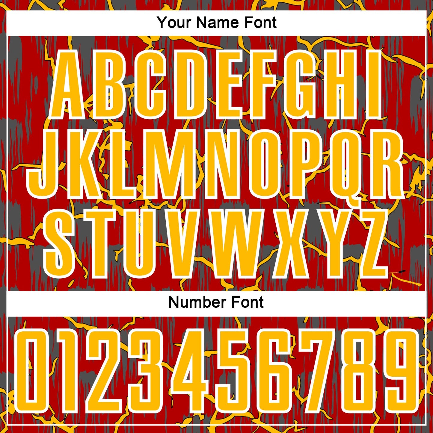 Custom Red Gold-White Lightning Sublimation Soccer Uniform Jersey Limited