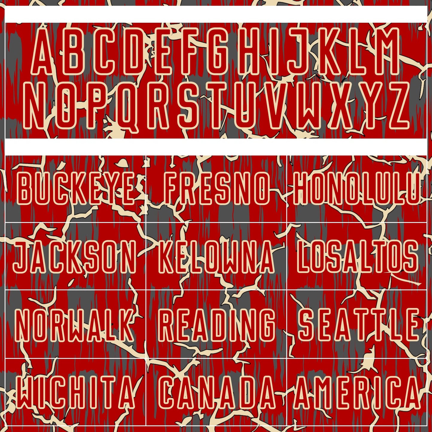 Custom Red Cream Lightning Sublimation Soccer Uniform Jersey Limited